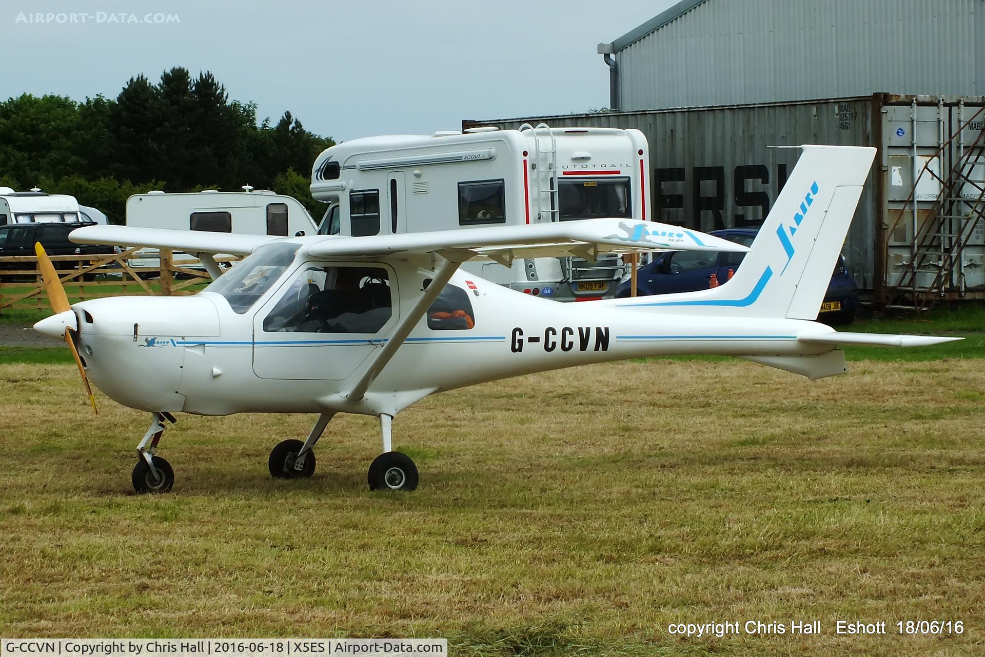 G-CCVN, 2004 Jabiru SP-470 C/N PFA 274B-13677, at the Great North Fly in. Eshott