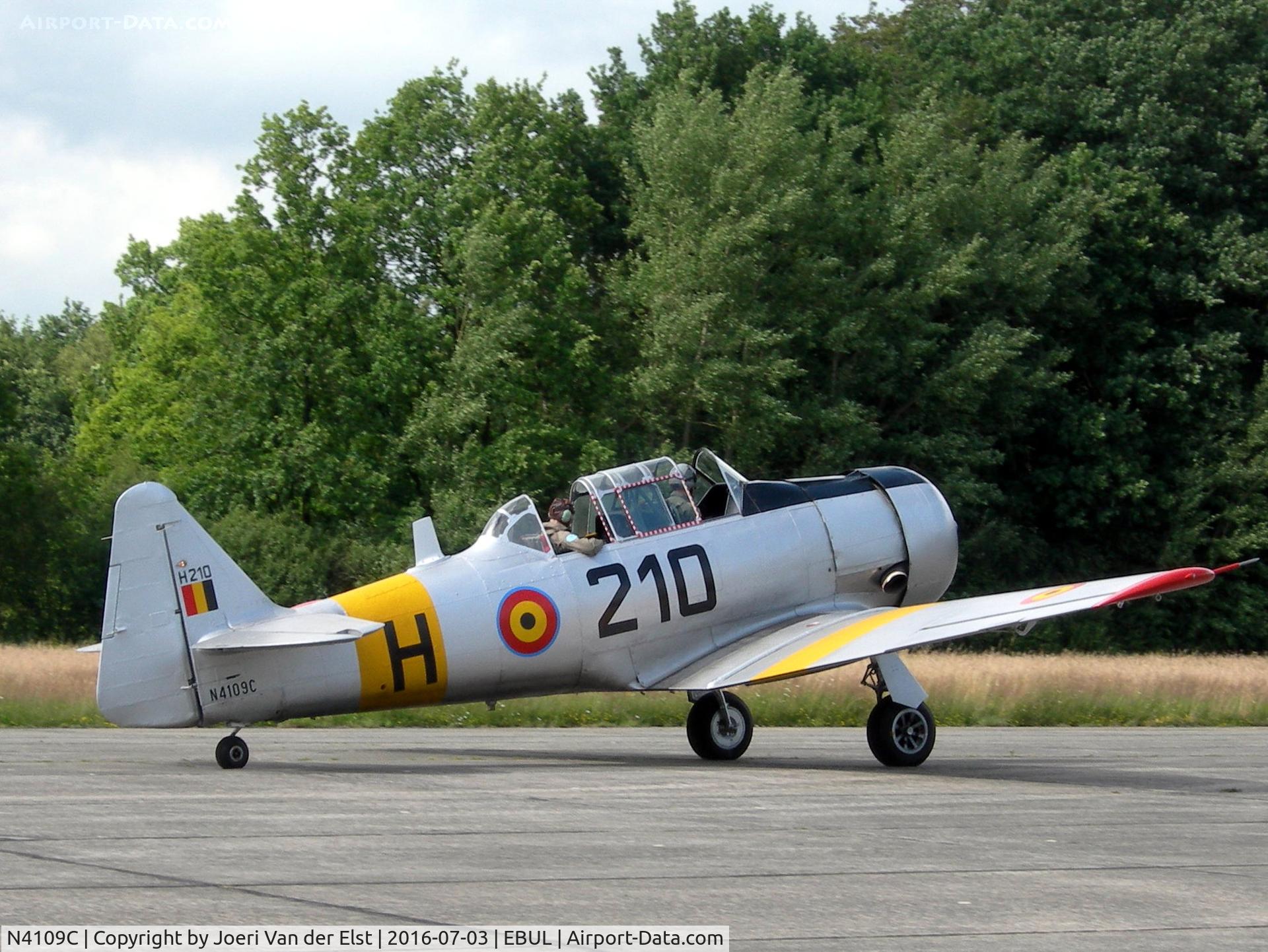 N4109C, 1952 North American T-6G Texan C/N SA-078, Ursel Avia 2016