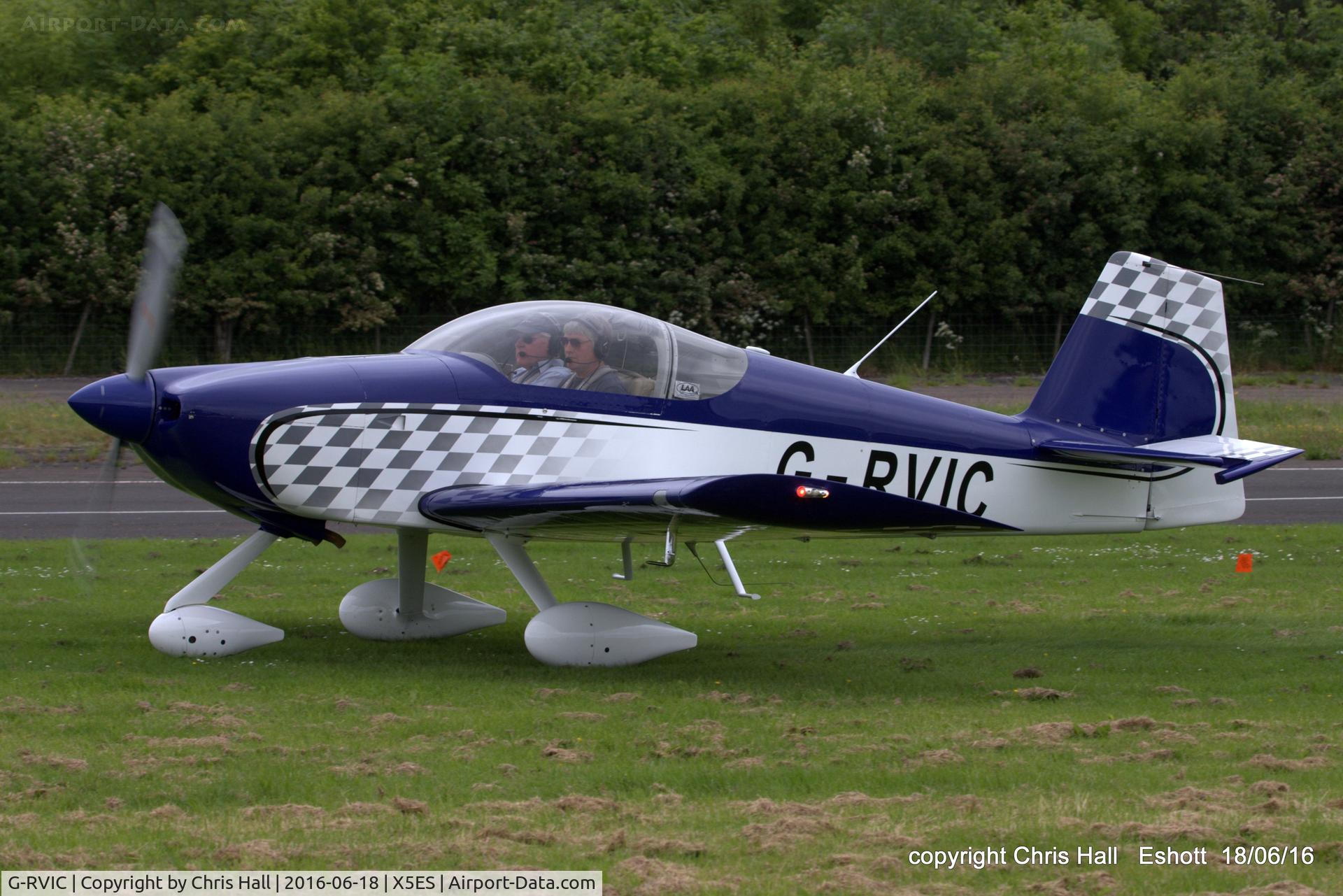 G-RVIC, 2004 Vans RV-6A C/N PFA 181-13319, at the Great North Fly in. Eshott