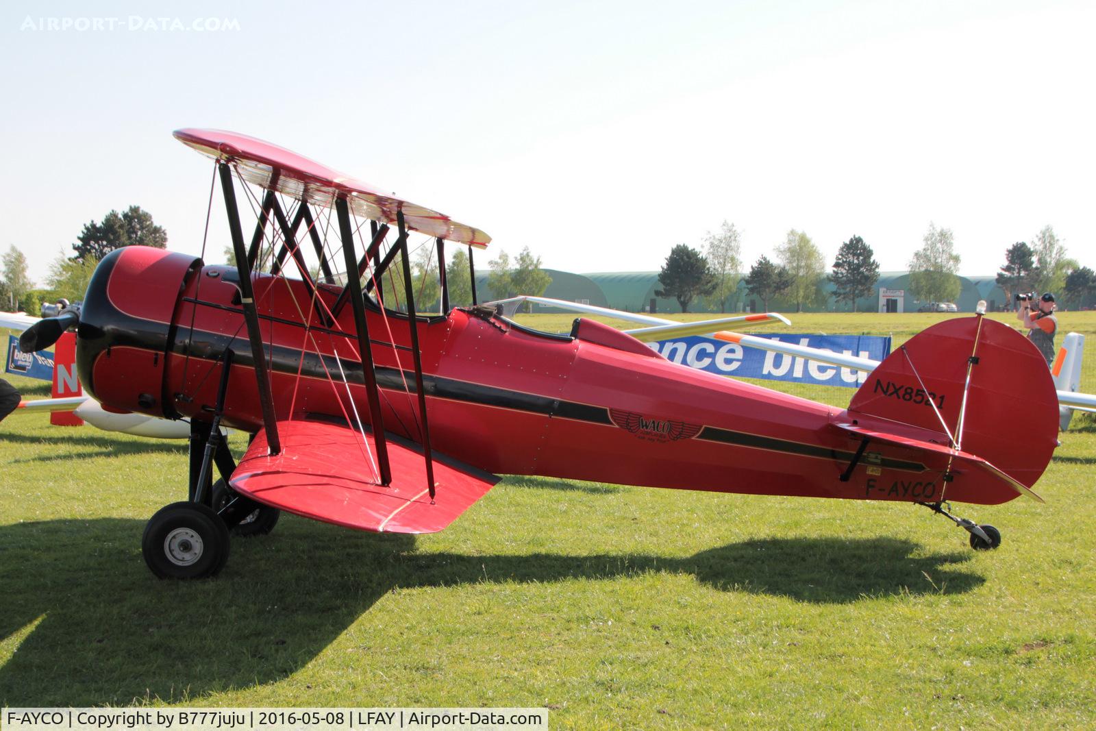 F-AYCO, 1996 WACO Taperwing T-10 Replica C/N 39, at Amiens