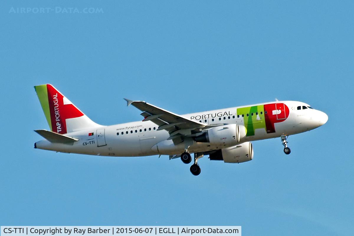 CS-TTI, 1998 Airbus A319-111 C/N 933, Airbus A319-111 [0933] (TAP Portugal) Home~G 07/06/2015. On approach 27L.