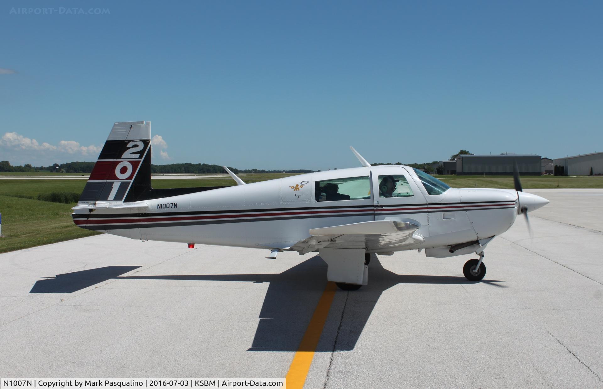 N1007N, 1981 Mooney M20J 201 C/N 24-1098, Mooney M20J
