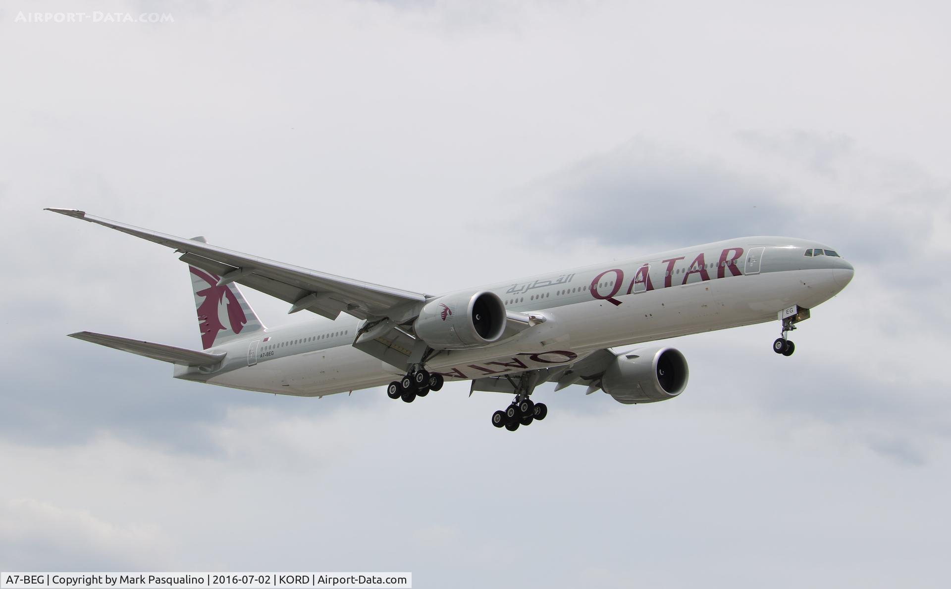 A7-BEG, 2015 Boeing 777-3DZ/ER C/N 60333, Boeing 777-300ER