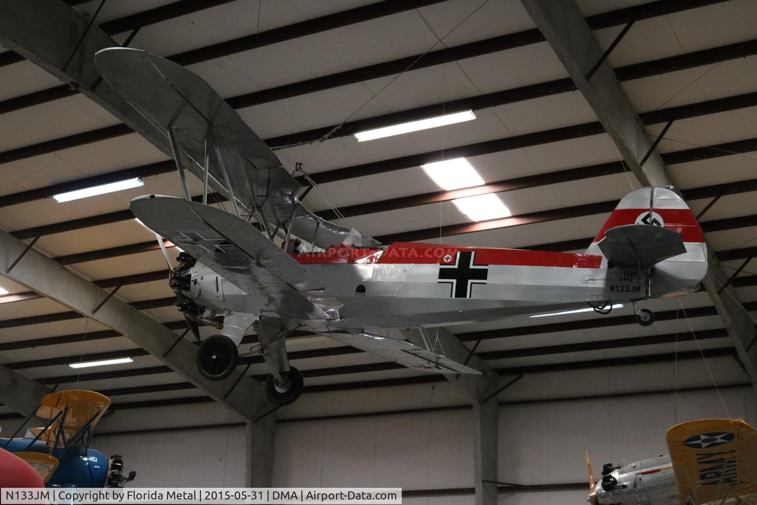 N133JM, Focke-Wulf Fw-44J Stieglitz C/N 2827, Focke Wulf FW44