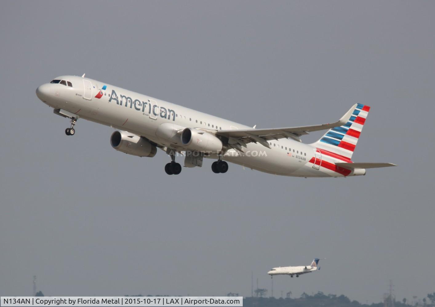 N134AN, 2015 Airbus A321-231 C/N 6495, American