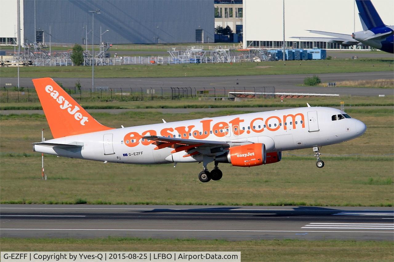 G-EZFF, 2009 Airbus A319-111 C/N 3844, Airbus A319-111, On final rwy 14R, Toulouse-Blagnac airport (LFBO-TLS)