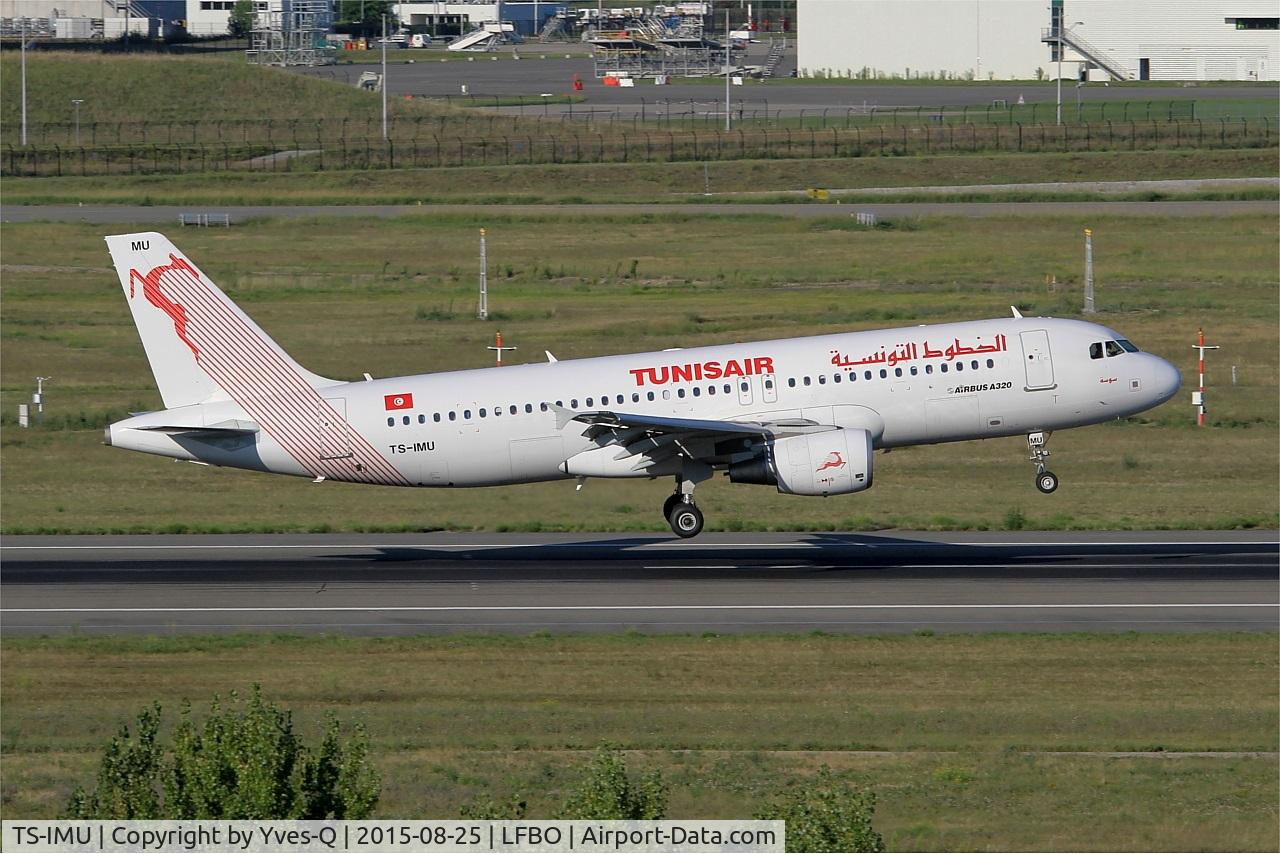 TS-IMU, 2013 Airbus A320-214 C/N 5474, Airbus A320-214, Landing rwy 14R, Toulouse-Blagnac airport (LFBO-TLS)