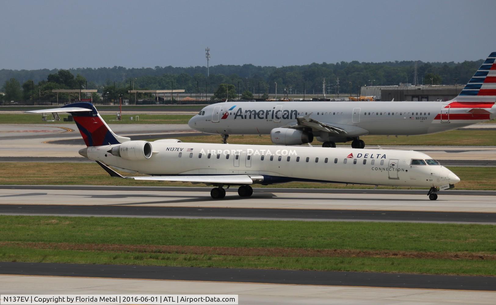 N137EV, 2009 Bombardier CRJ-900ER (CL-600-2D24) C/N 15227, Delta Connection