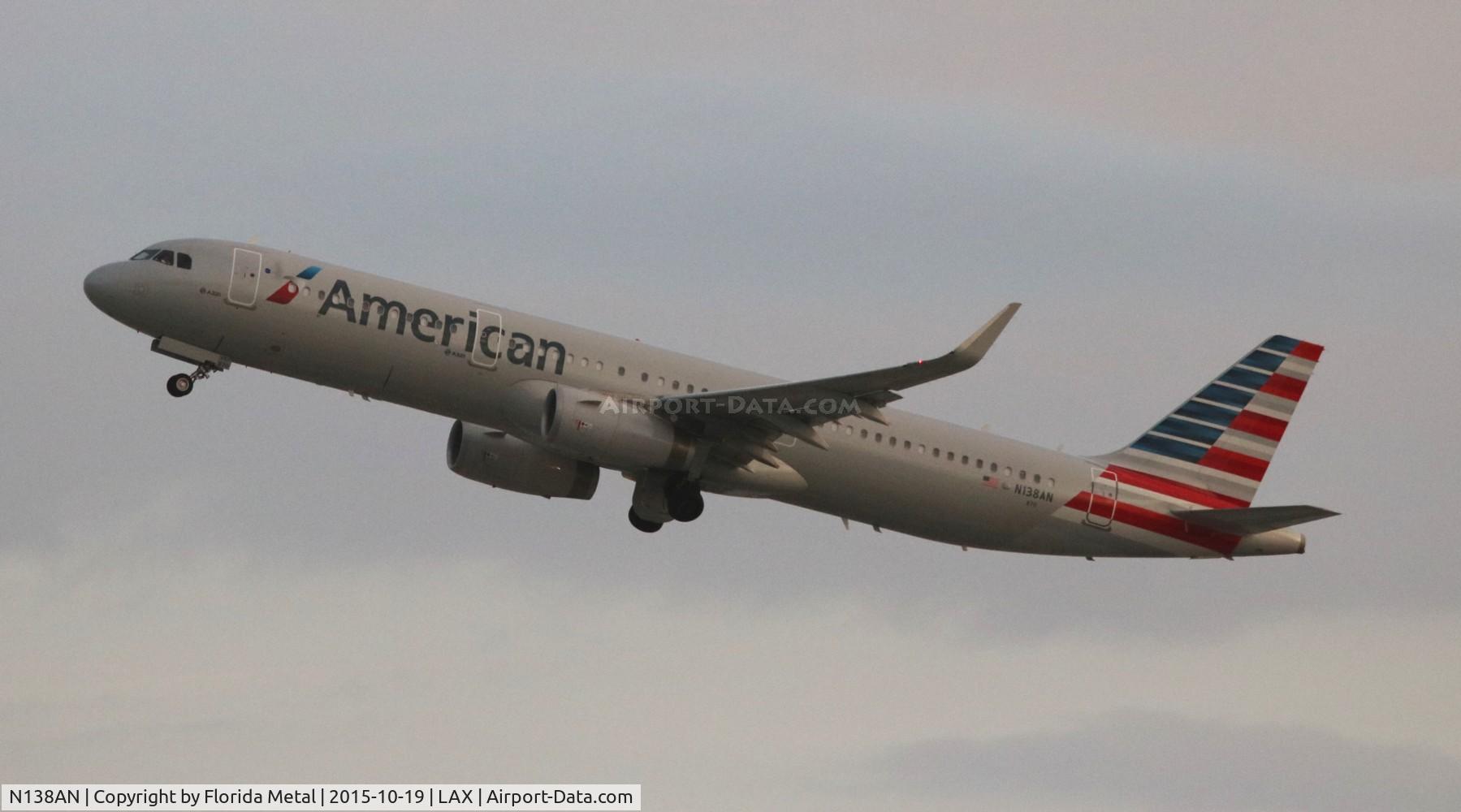 N138AN, 2015 Airbus A321-231 C/N 6650, American