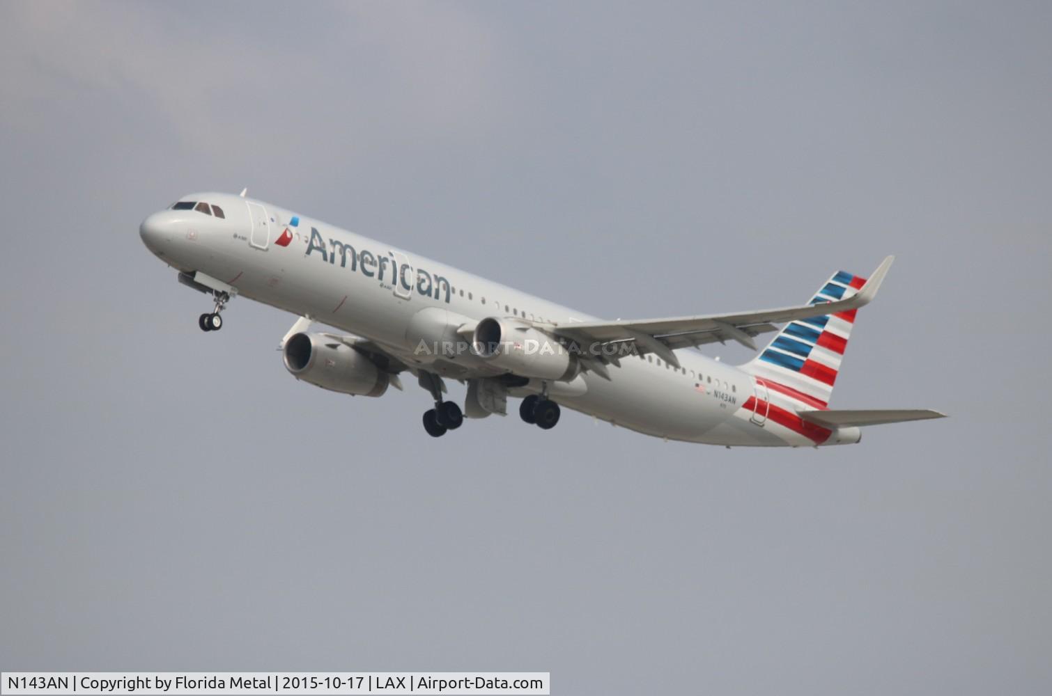 N143AN, 2015 Airbus A321-231 C/N 6745, American