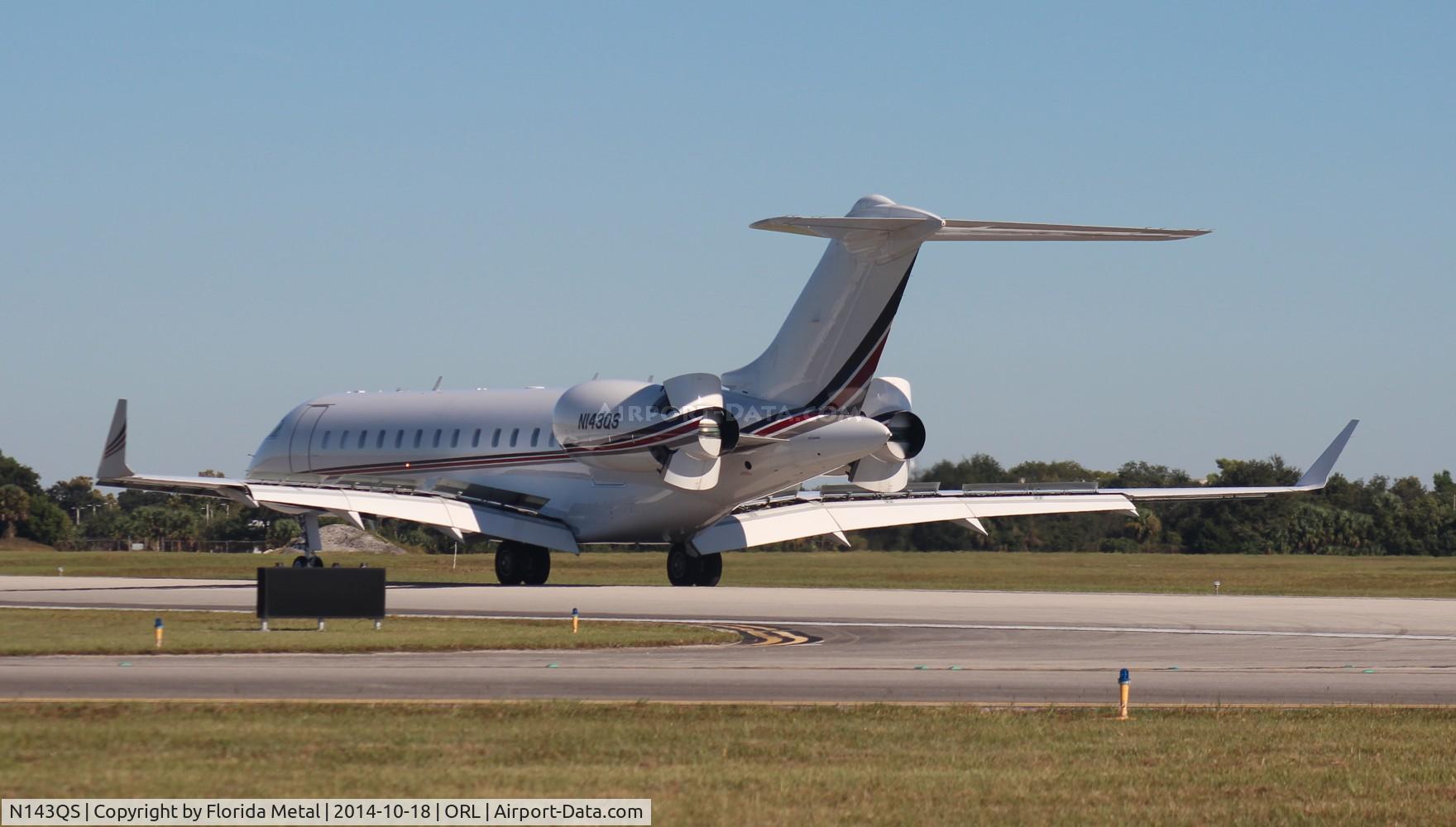 N143QS, 2012 Bombardier BD-700-1A10 Global 6000 C/N 9499, Net Jets