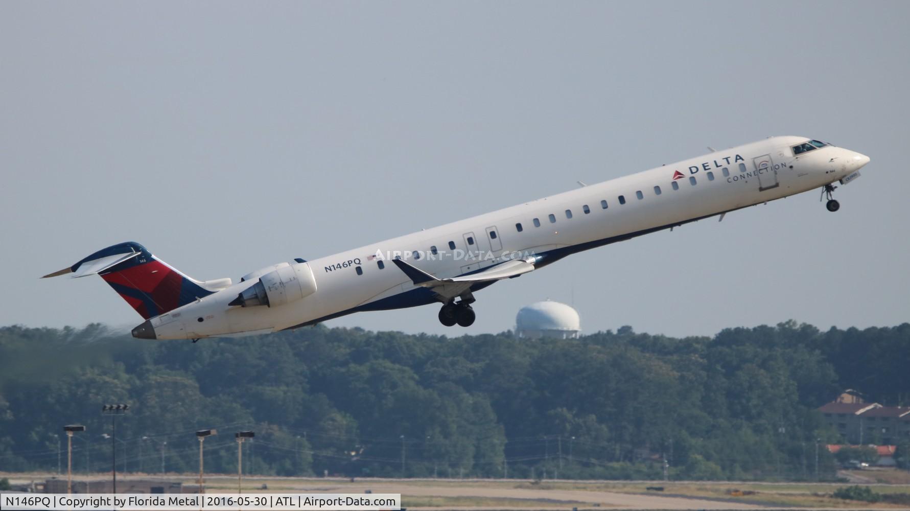N146PQ, 2007 Bombardier CRJ-900ER (CL-600-2D24) C/N 15146, Delta Connection