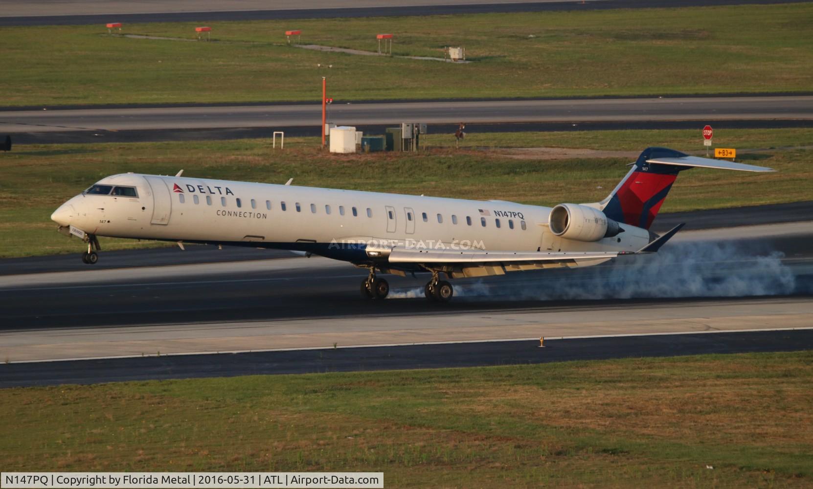 N147PQ, 2007 Bombardier CRJ-900ER (CL-600-2D24) C/N 15147, Delta Connection