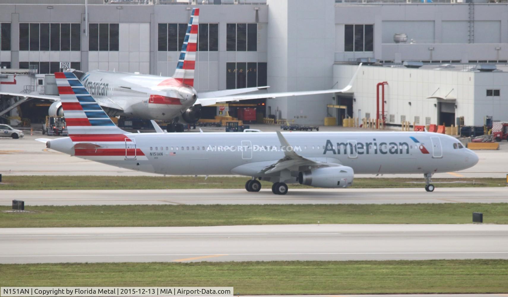 N151AN, 2015 Airbus A321-231 C/N 6840, American