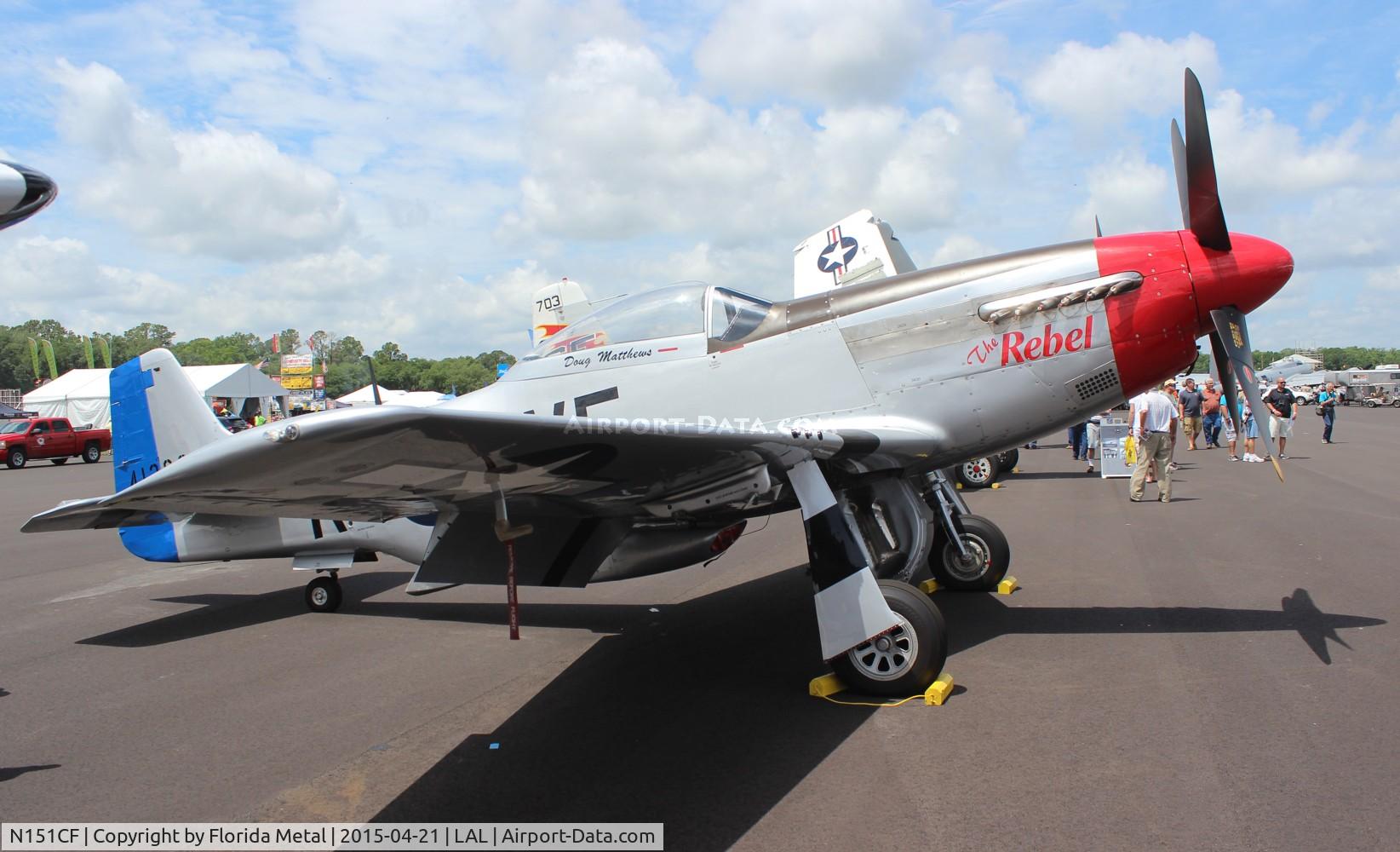 N151CF, 1944 North American P-51D Mustang C/N 44-84933N, the Rebel