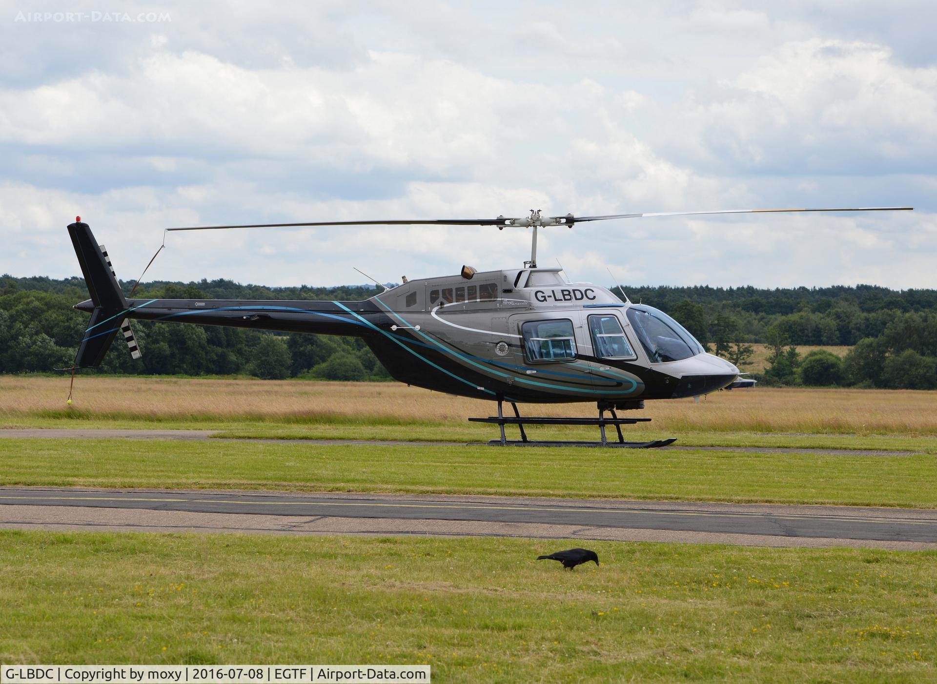 G-LBDC, 1984 Bell 206B JetRanger III C/N 3806, Bell 206B JetRanger III at Fairoaks. Ex N206GF
