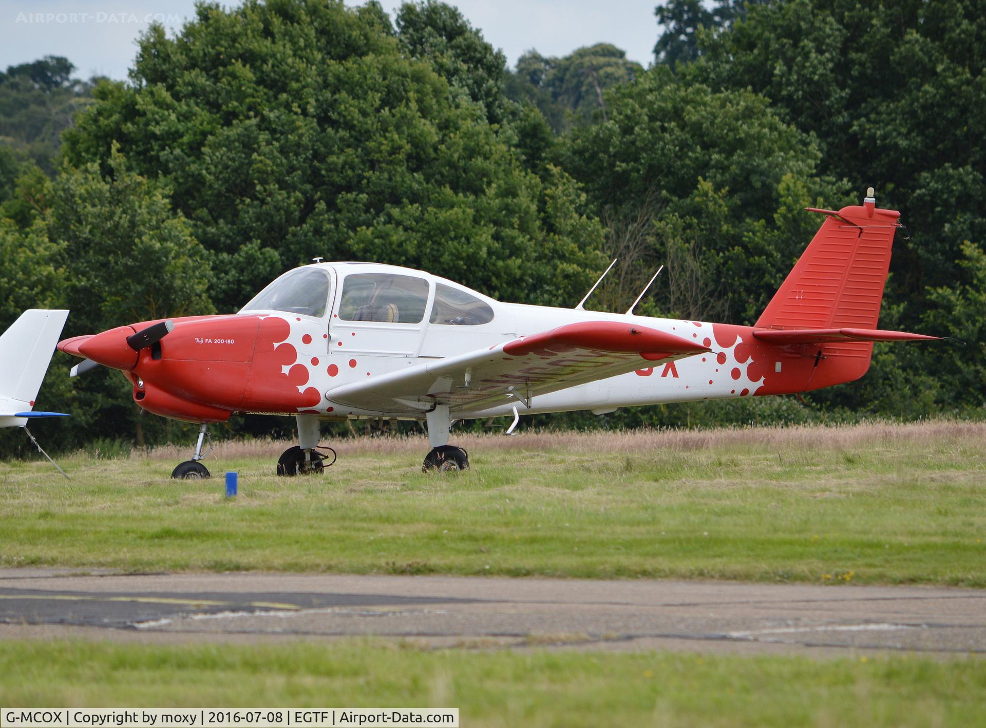 G-MCOX, 1980 Fuji FA-200-180 Aero Subaru C/N 296, Fuji FA-200-280A0 at Fairoaks,
