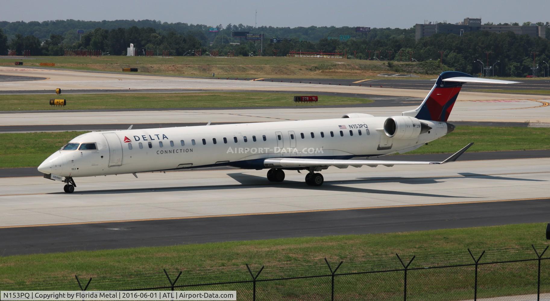 N153PQ, 2007 Bombardier CRJ-900ER (CL-600-2D24) C/N 15153, Delta Connection CRJ-900