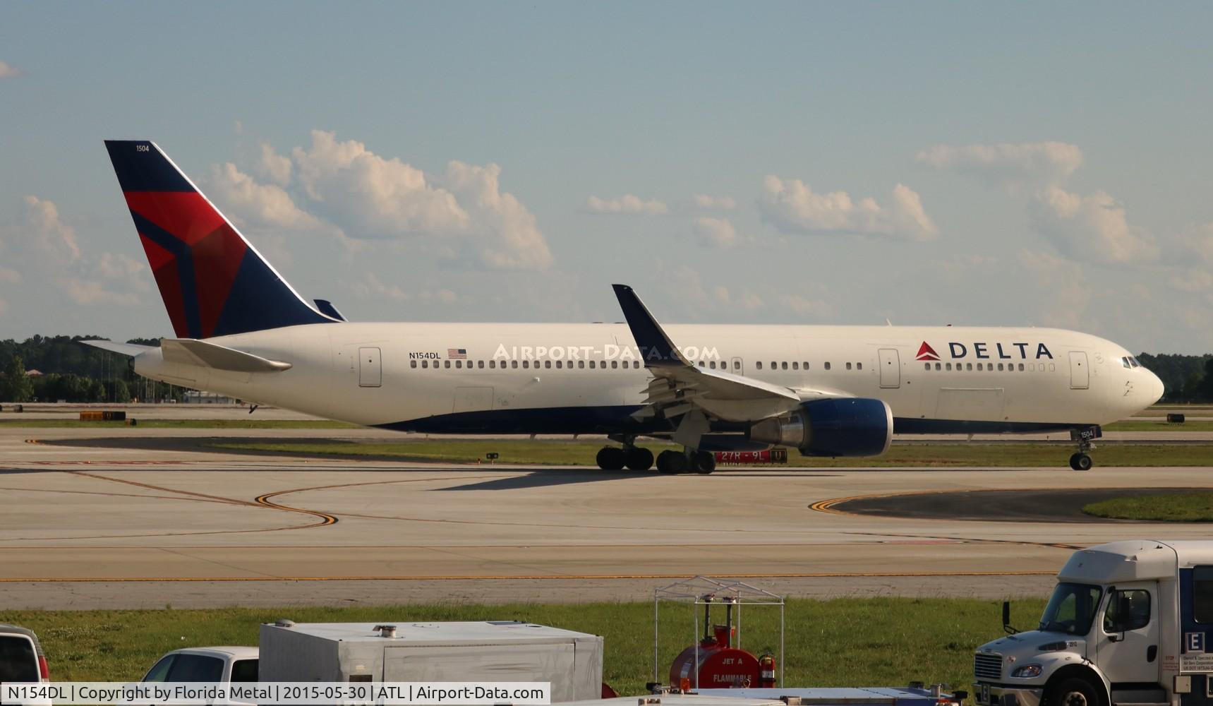 N154DL, 1991 Boeing 767-3P6 C/N 25241, Delta