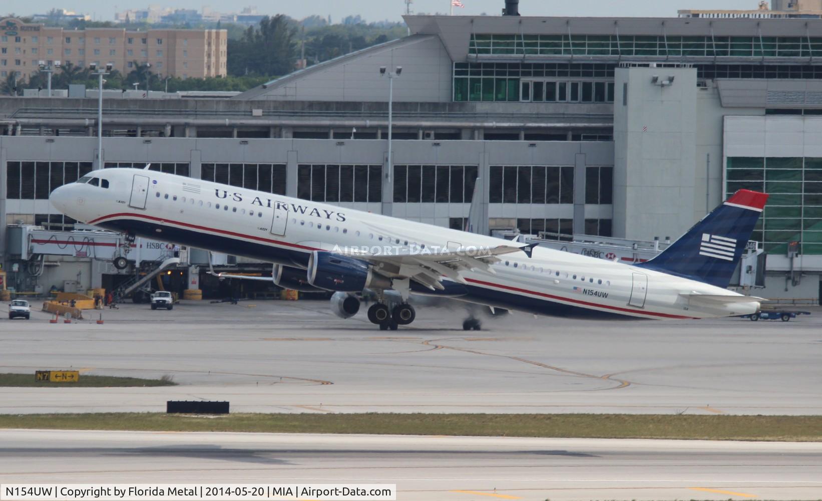 N154UW, 2013 Airbus A321-211 C/N 5644, USAirways