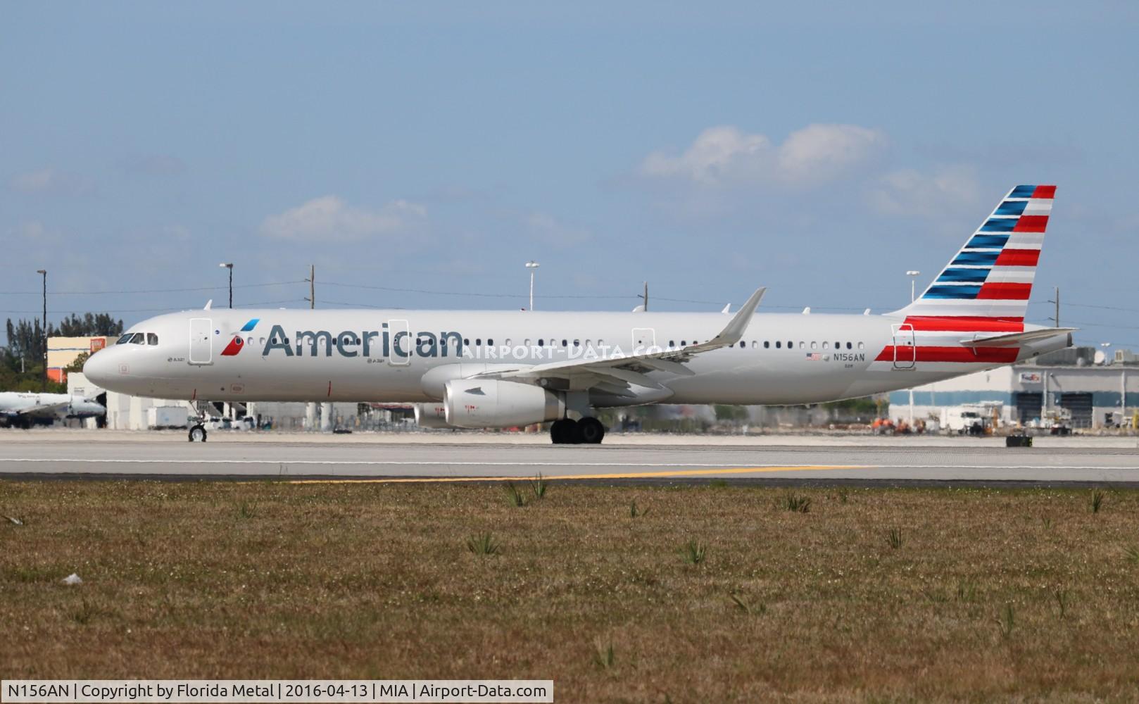 N156AN, 2016 Airbus A321-231 C/N 6983, American