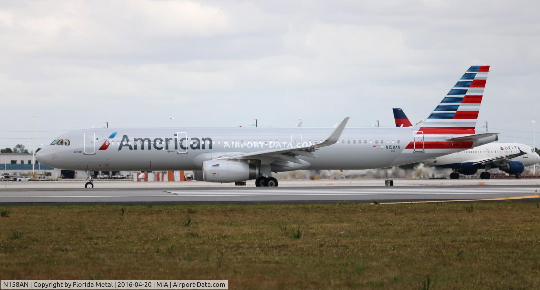 N158AN, 2016 Airbus A321-231 C/N 7009, American