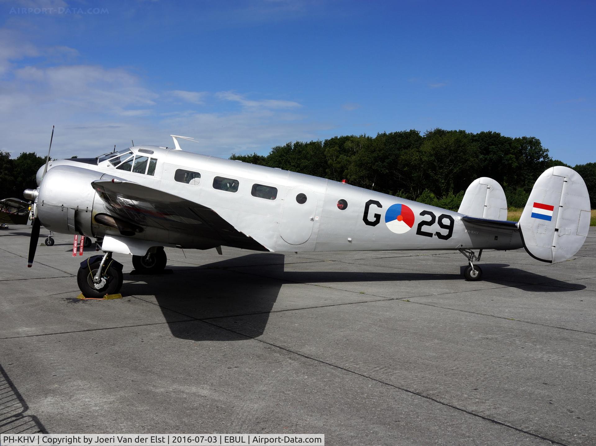 PH-KHV, 1952 Beech Expeditor 3NM (D18S) C/N A-904/CA-254, Ursel Avia 2016