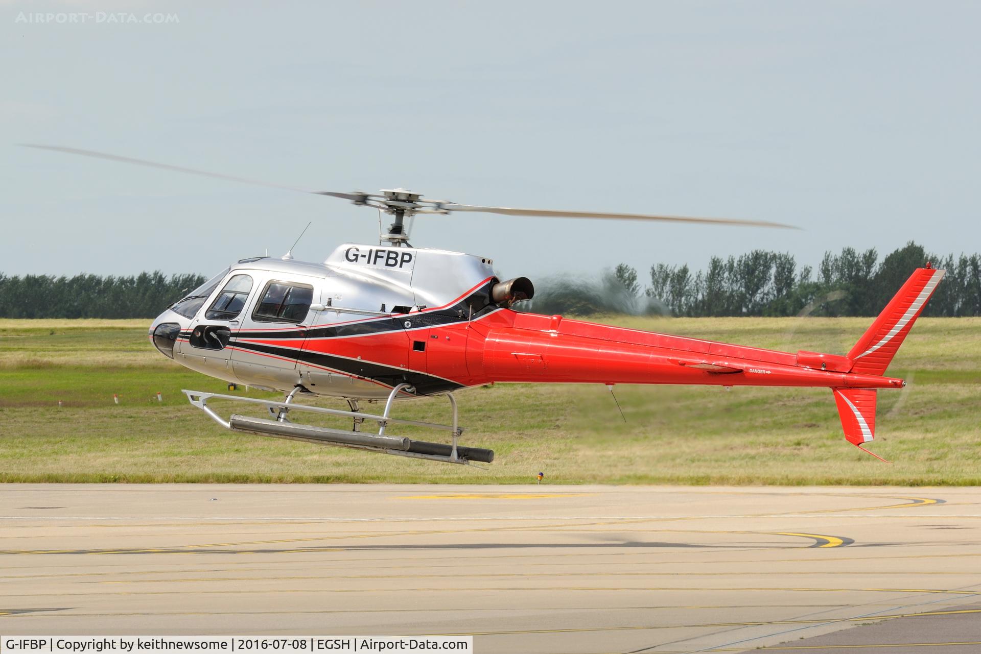 G-IFBP, 2002 Eurocopter AS-350B-2 Ecureuil Ecureuil C/N 9051, Nice Visitor.