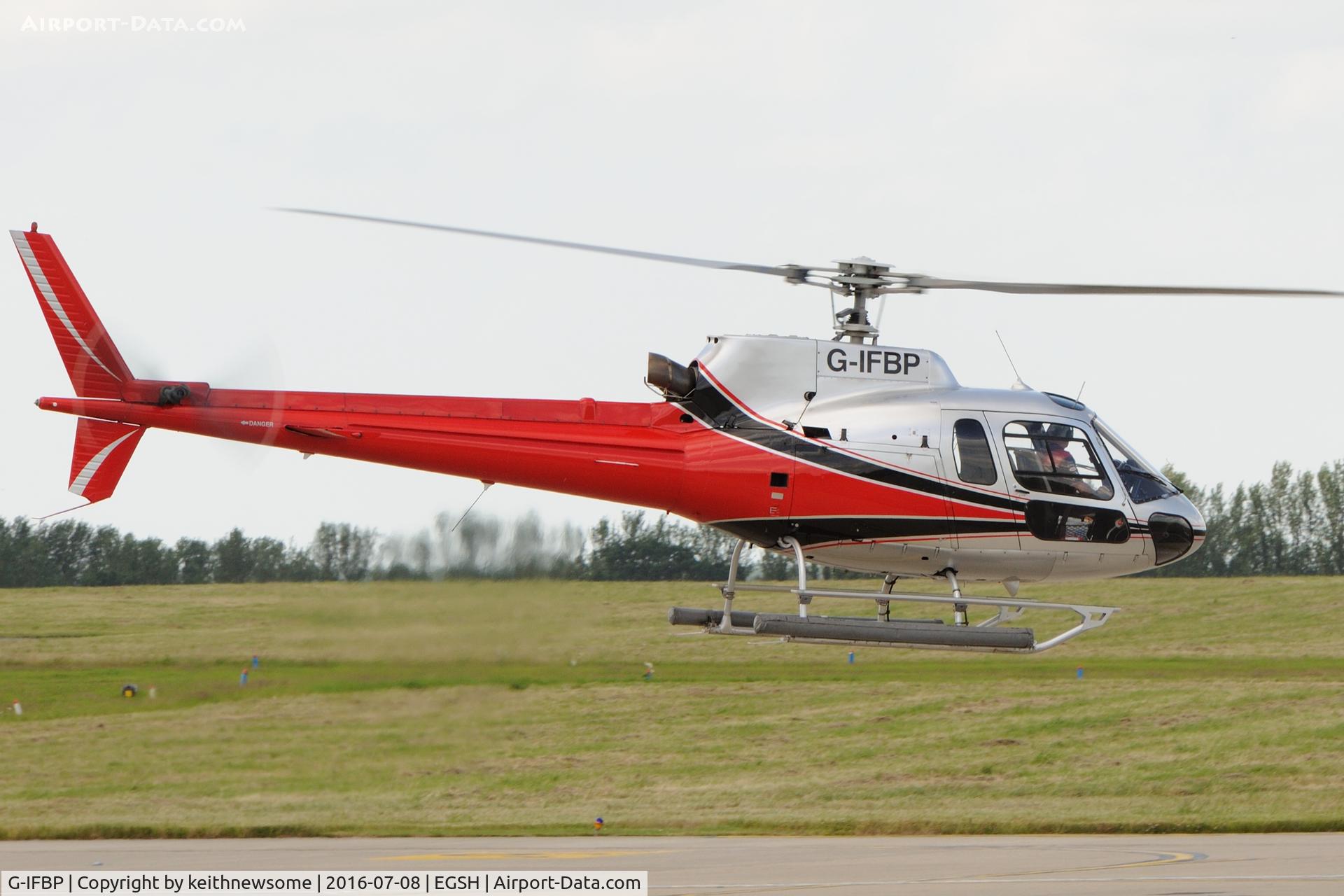 G-IFBP, 2002 Eurocopter AS-350B-2 Ecureuil Ecureuil C/N 9051, Nice Visitor.