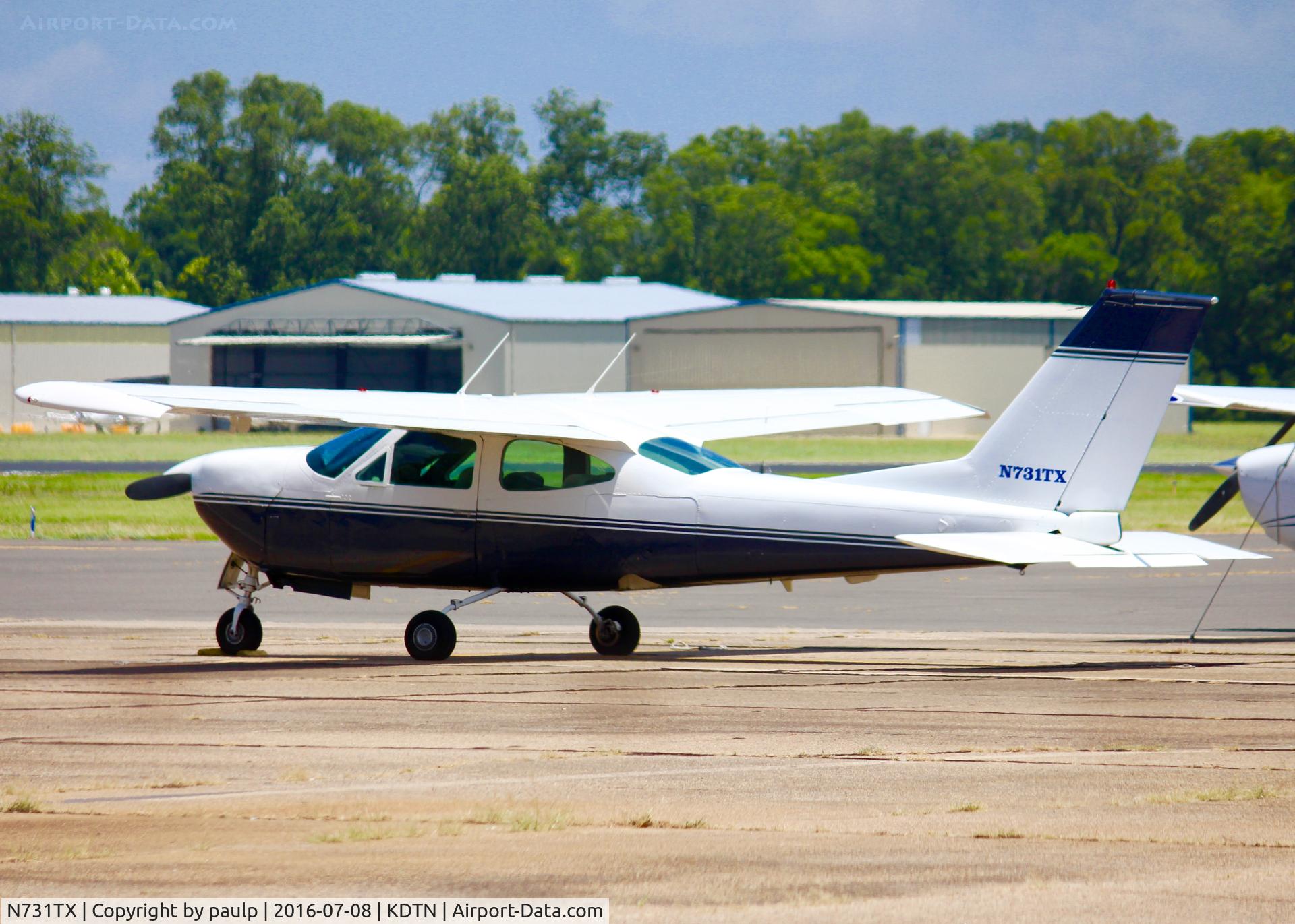 N731TX, 1973 Cessna 177RG Cardinal C/N 177RG0337, At Downtown Shreveport.