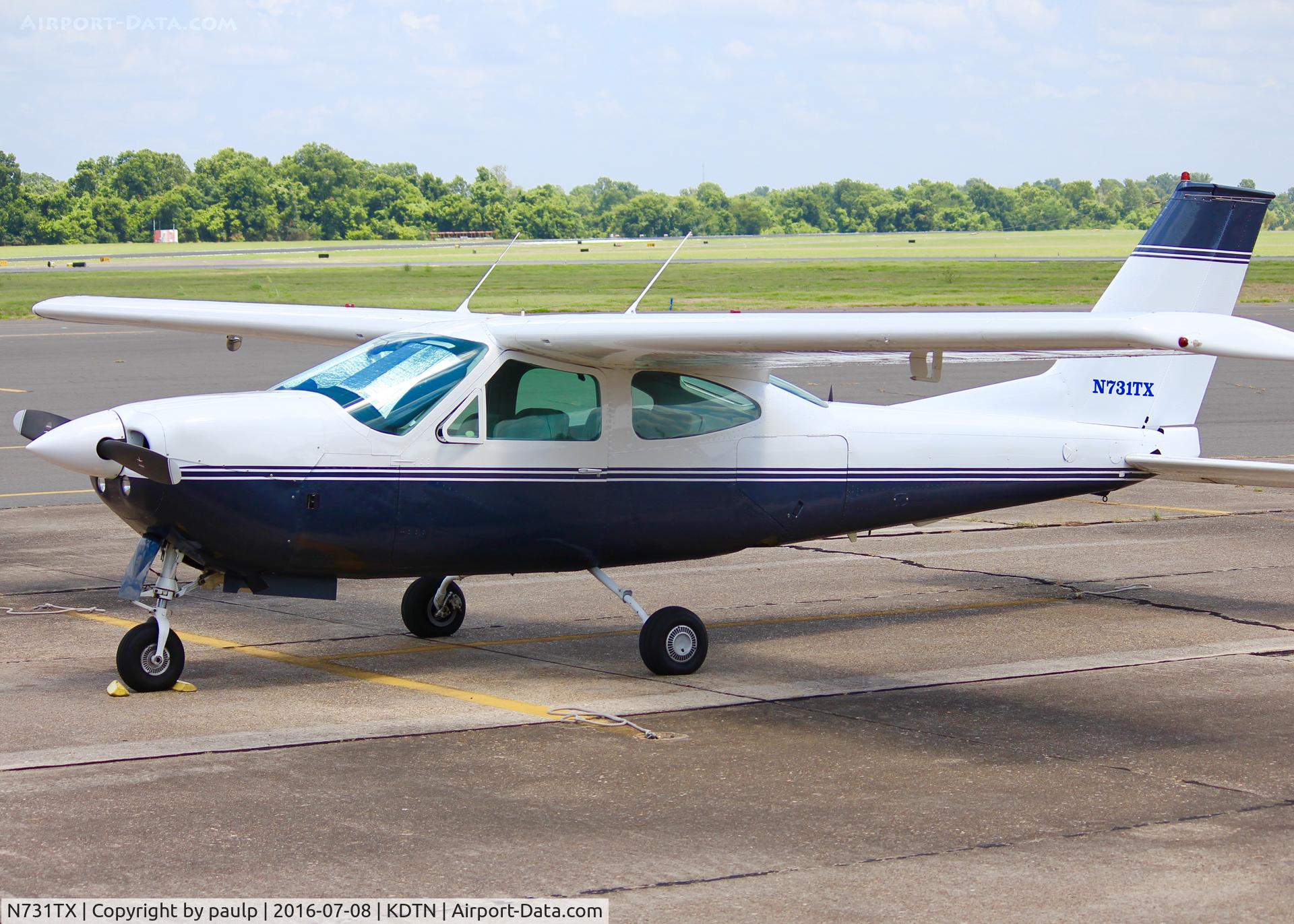 N731TX, 1973 Cessna 177RG Cardinal C/N 177RG0337, At Downtown Shreveport.