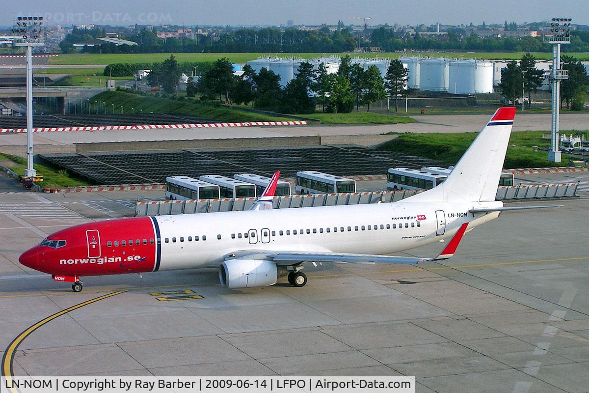 LN-NOM, 2001 Boeing 737-86N C/N 28642, LN-NOM   Boeing 737-86N [28642] (Norwegian Air Shuttle) Paris-Orly~F 14/06/2009