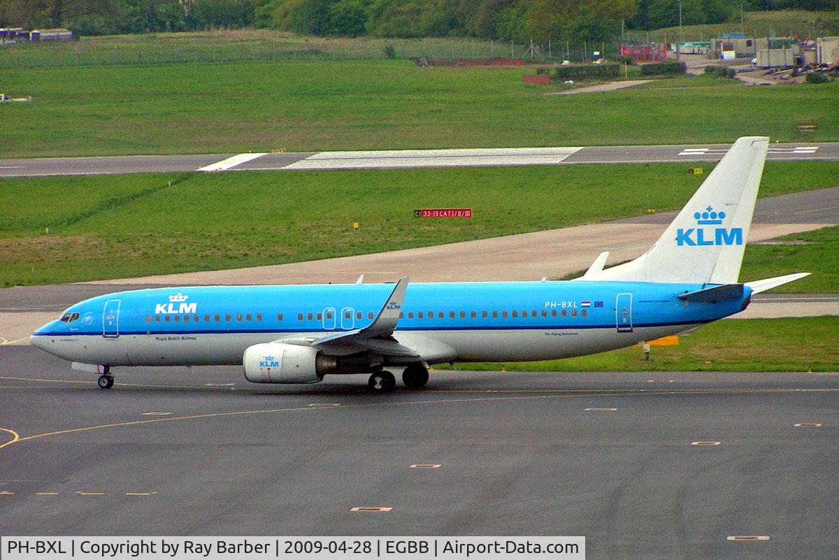 PH-BXL, 2000 Boeing 737-8K2 C/N 30359, Boeing 737-8K2 [30359] (KLM Royal Dutch Airlines) Birmingham Int'l~G 28/04/2009