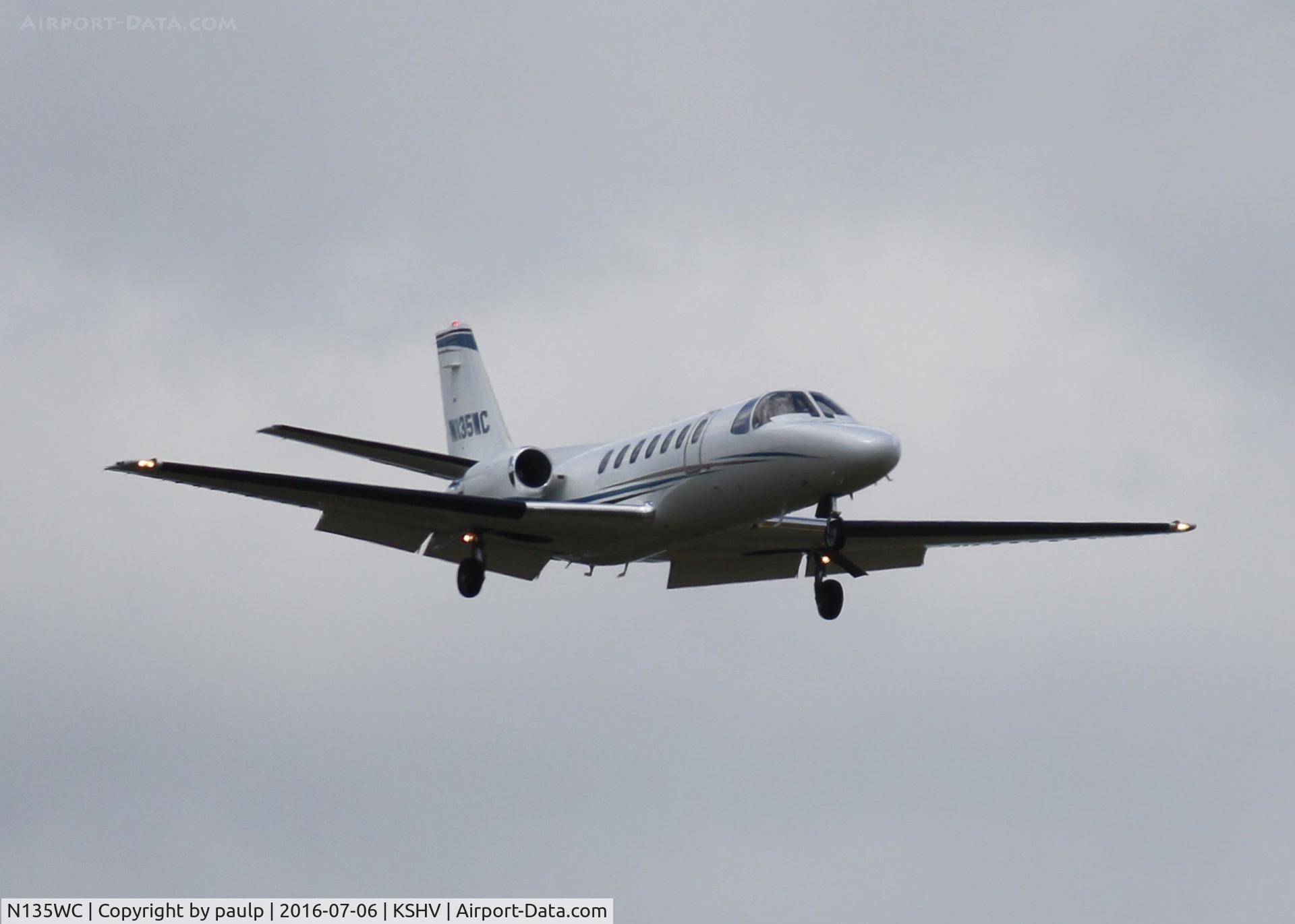 N135WC, 1994 Cessna 560 Citation Ultra C/N 560-0261, At Shreveport Regional.