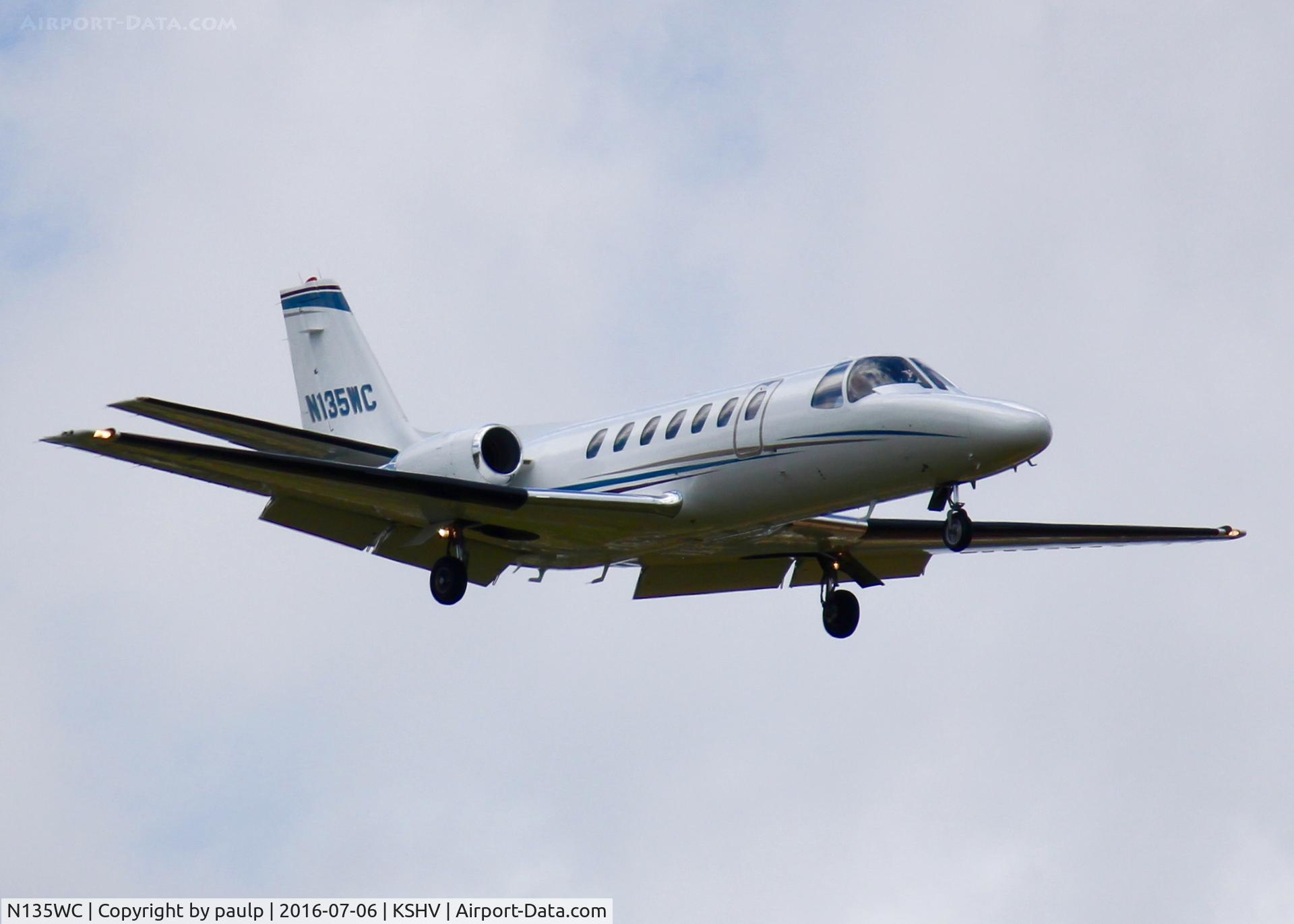 N135WC, 1994 Cessna 560 Citation Ultra C/N 560-0261, At Shreveport Regional.