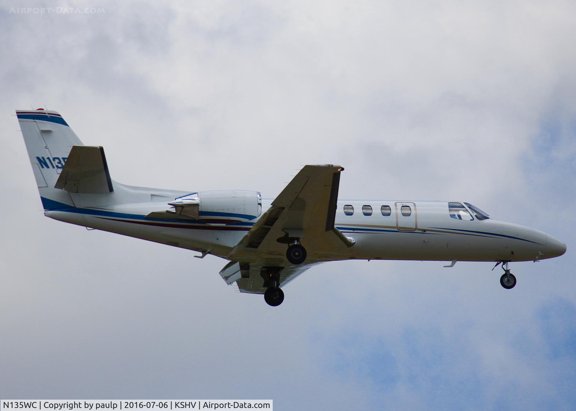 N135WC, 1994 Cessna 560 Citation Ultra C/N 560-0261, At Shreveport Regional.
