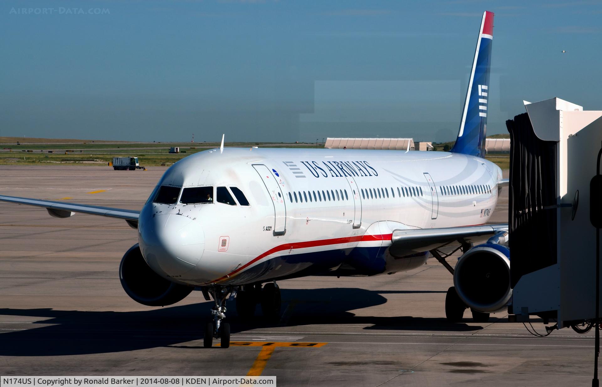 N174US, 2001 Airbus A321-211 C/N 1492, Taxi Denver