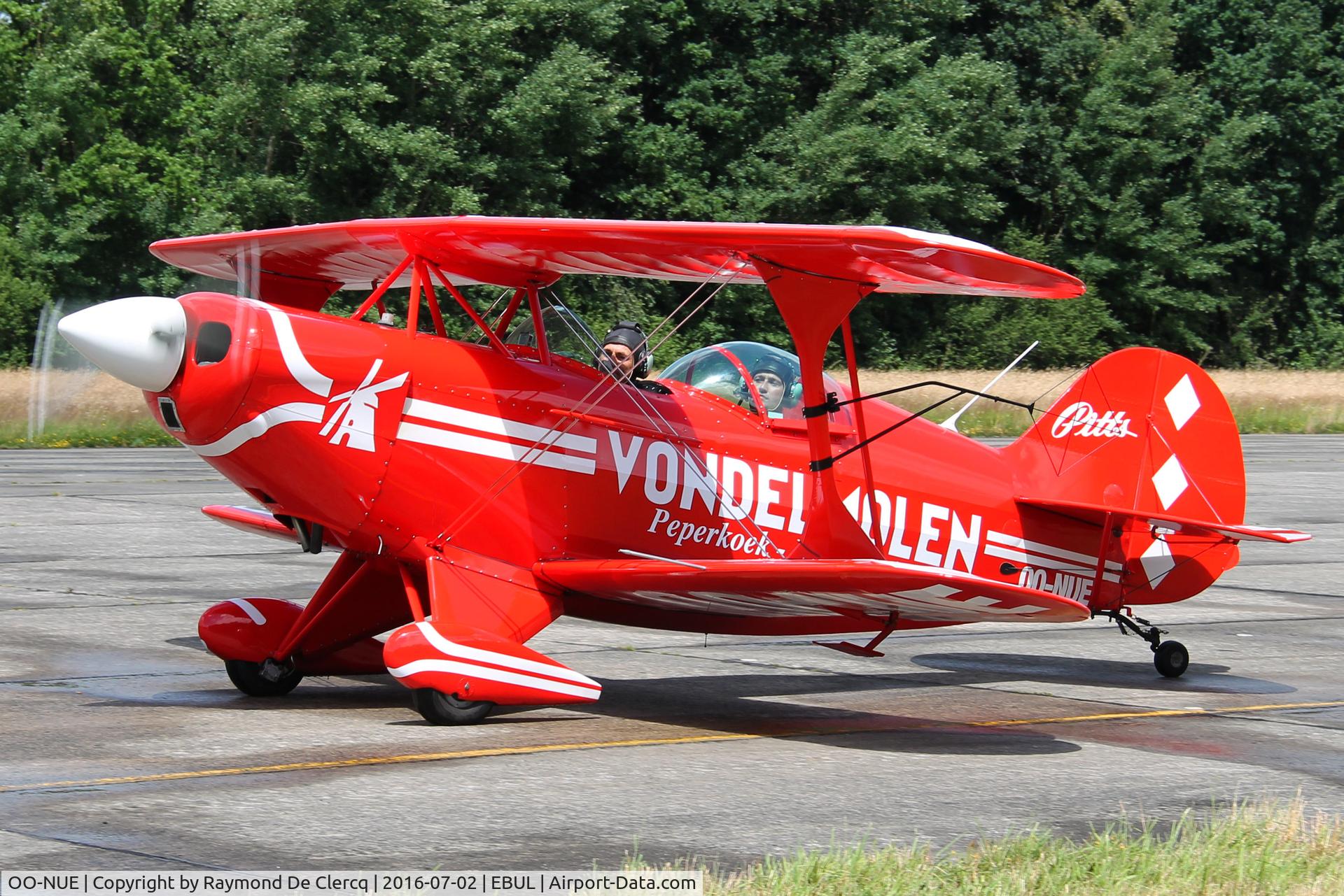 OO-NUE, 1974 Pitts S-2A Special C/N 2078, Ursel Avia 2016.