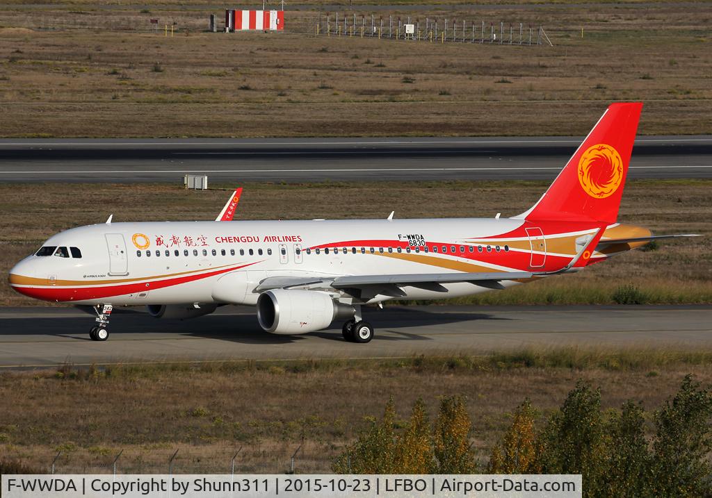 F-WWDA, 2015 Airbus A320-214 C/N 6830, C/n 6830 - To be B-8342