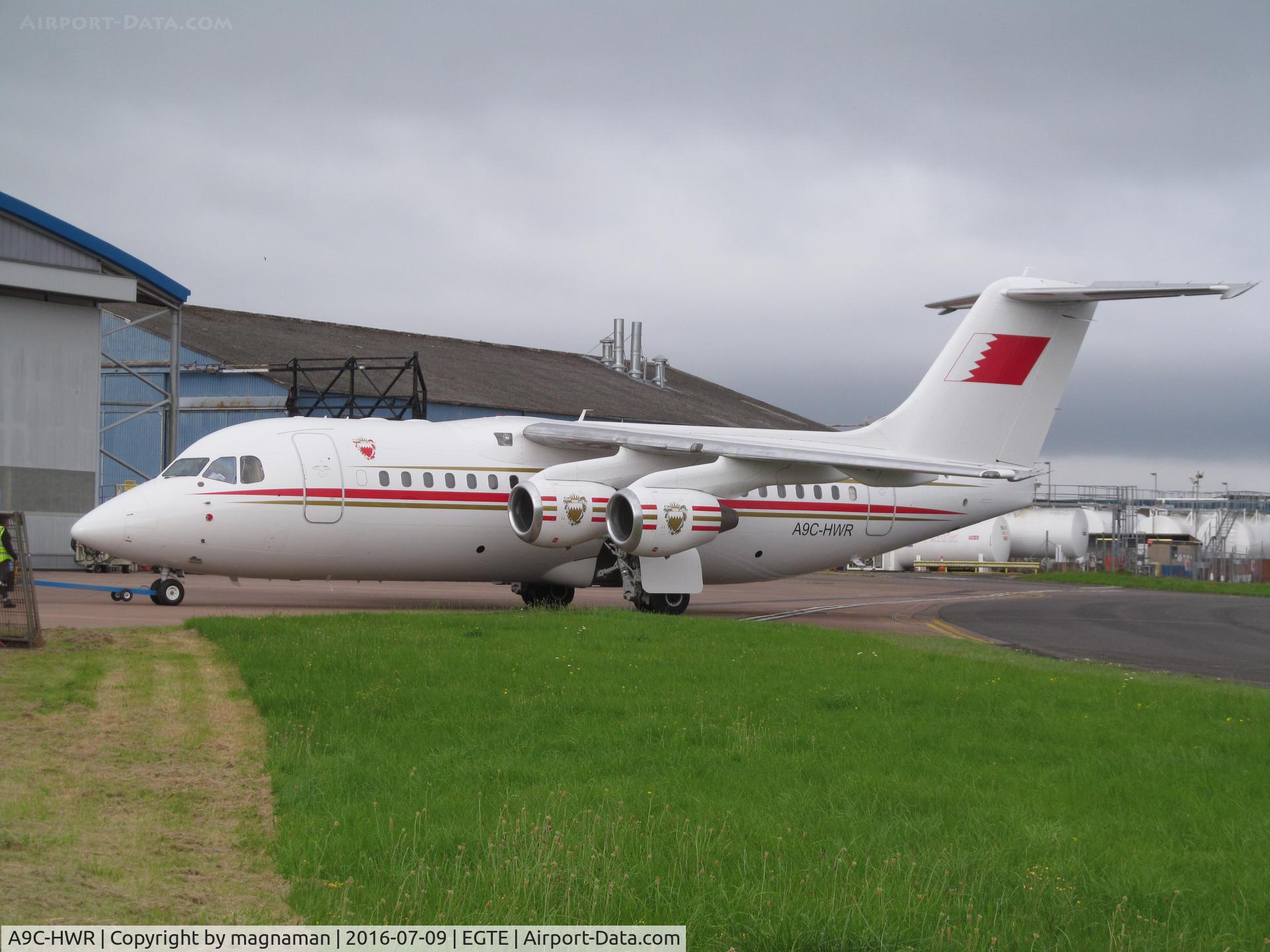 A9C-HWR, 1997 British Aerospace Avro 146-RJ85 C/N E.2306, Perfect timing to see this aircraft depart