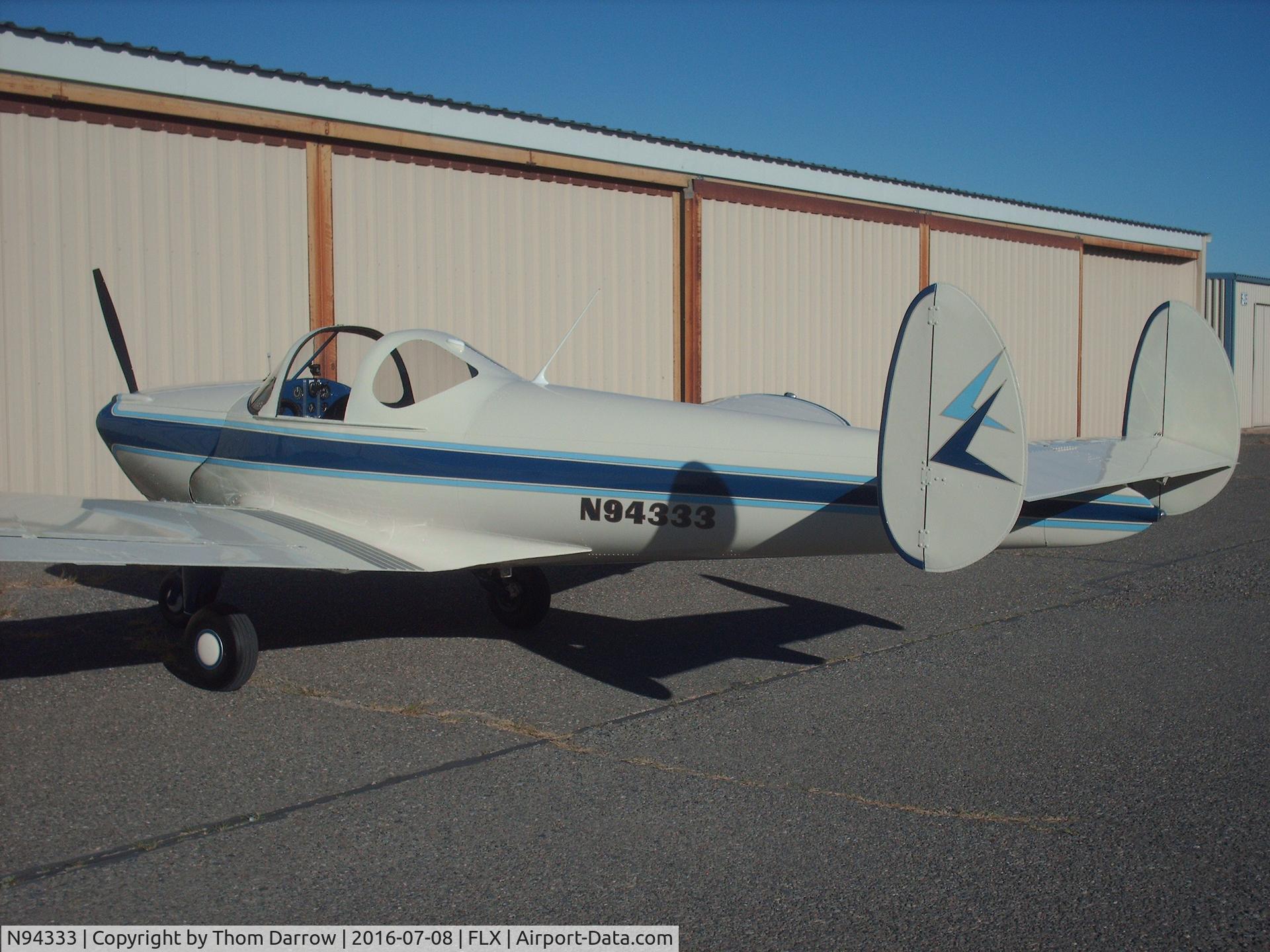 N94333, 1946 Erco 415C Ercoupe C/N 1556, Outside of hanger