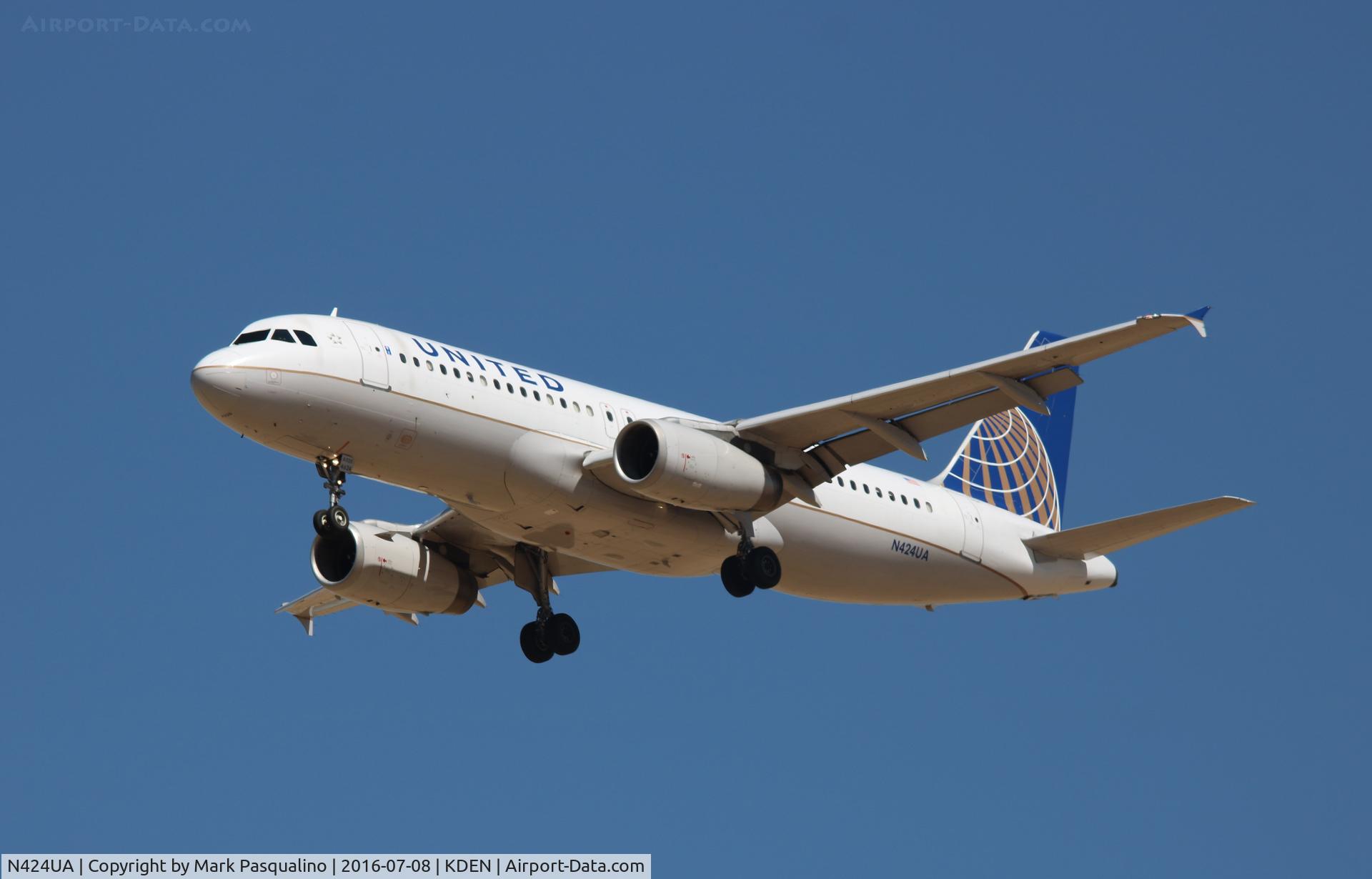N424UA, 1995 Airbus A320-232 C/N 506, Airbus A320