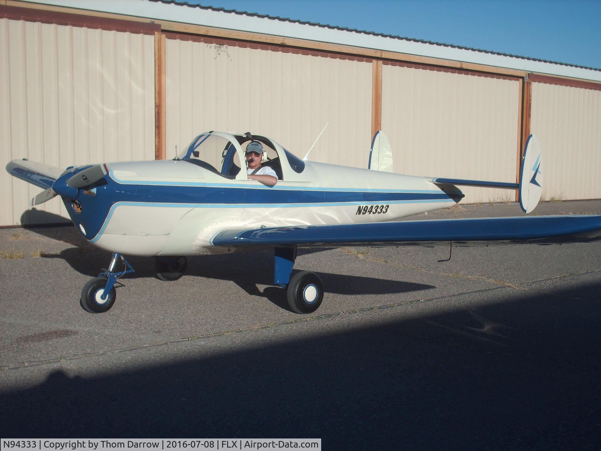 N94333, 1946 Erco 415C Ercoupe C/N 1556, Outside hanger