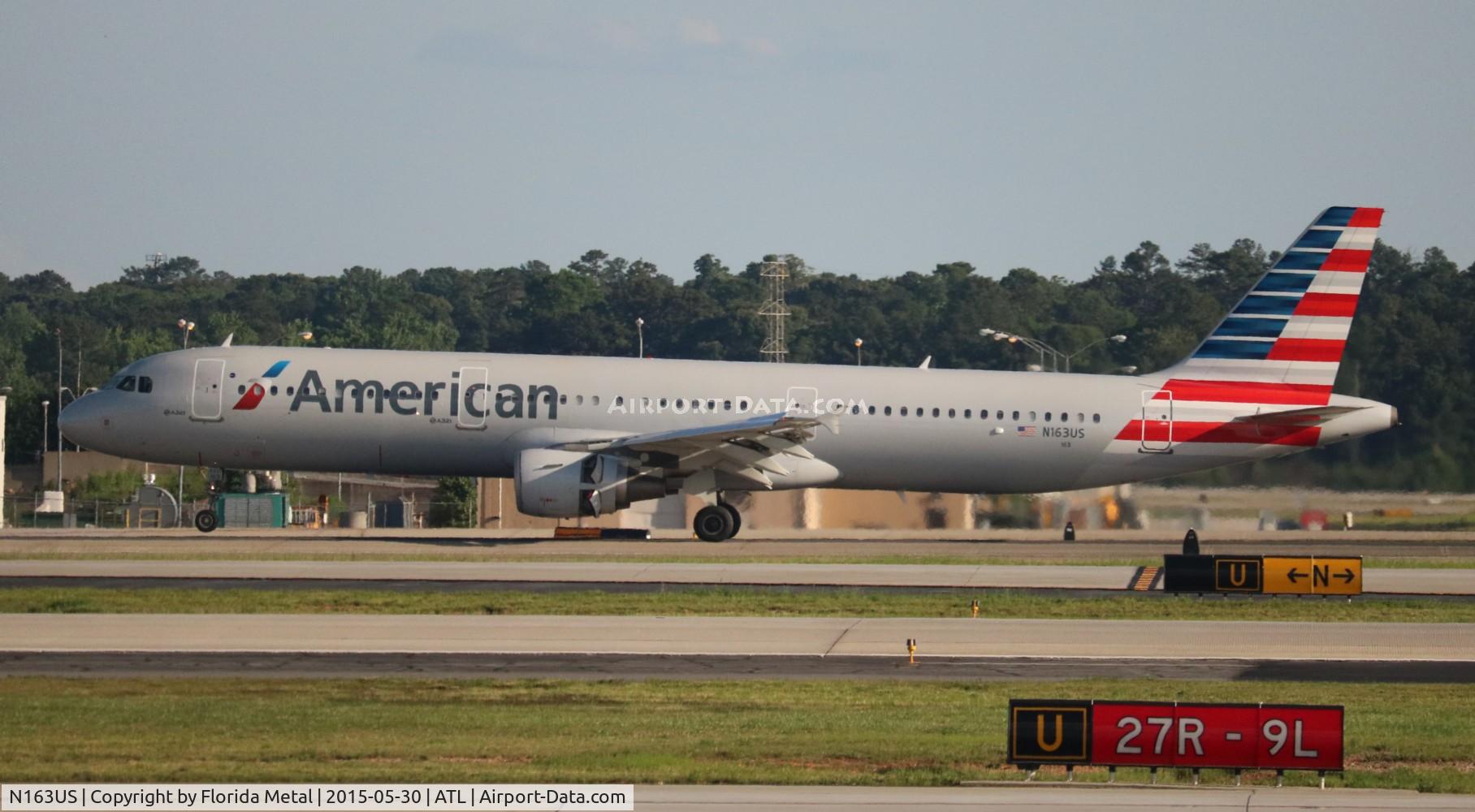 N163US, 2001 Airbus A321-211 C/N 1417, American