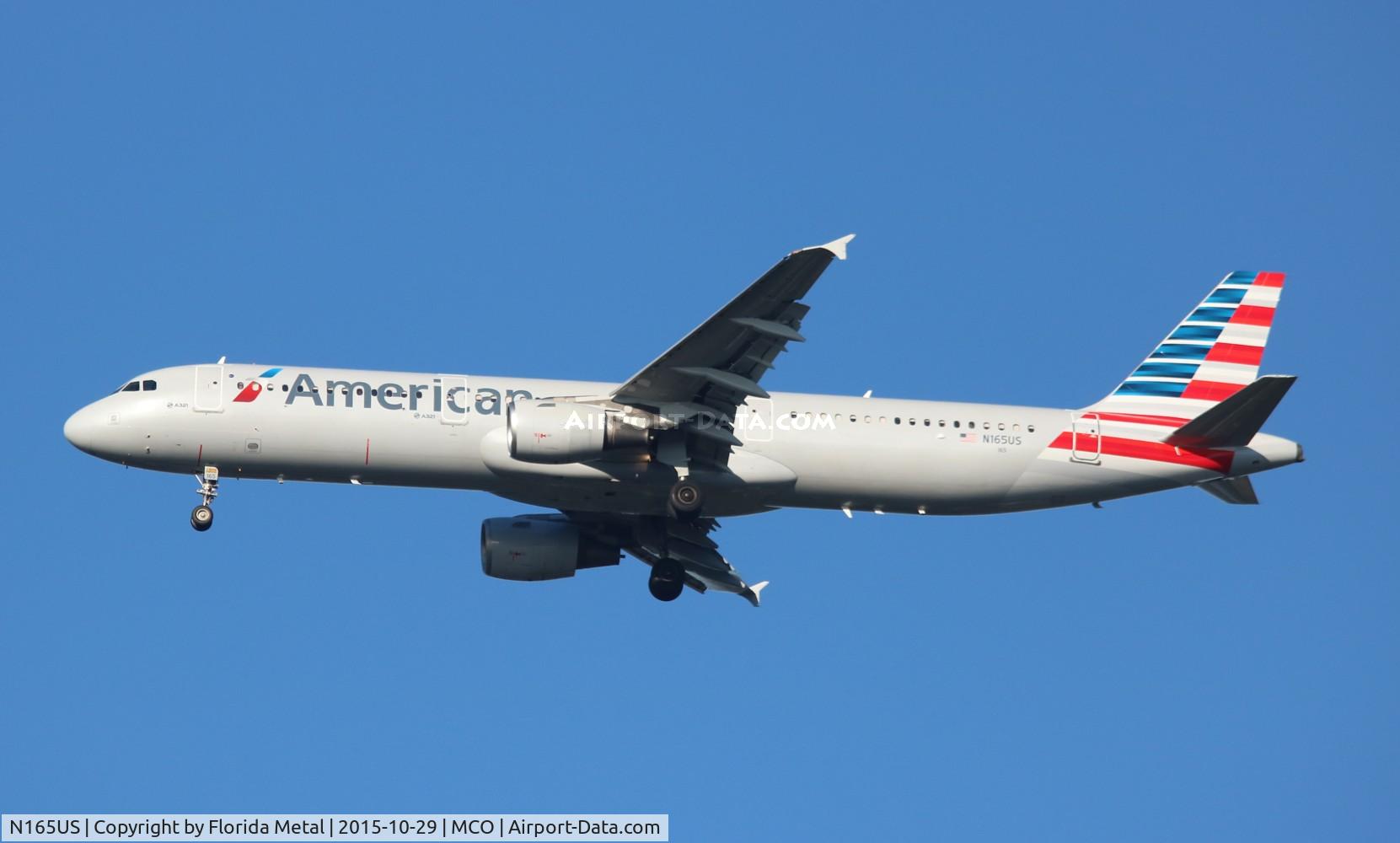N165US, 2001 Airbus A321-211 C/N 1431, American