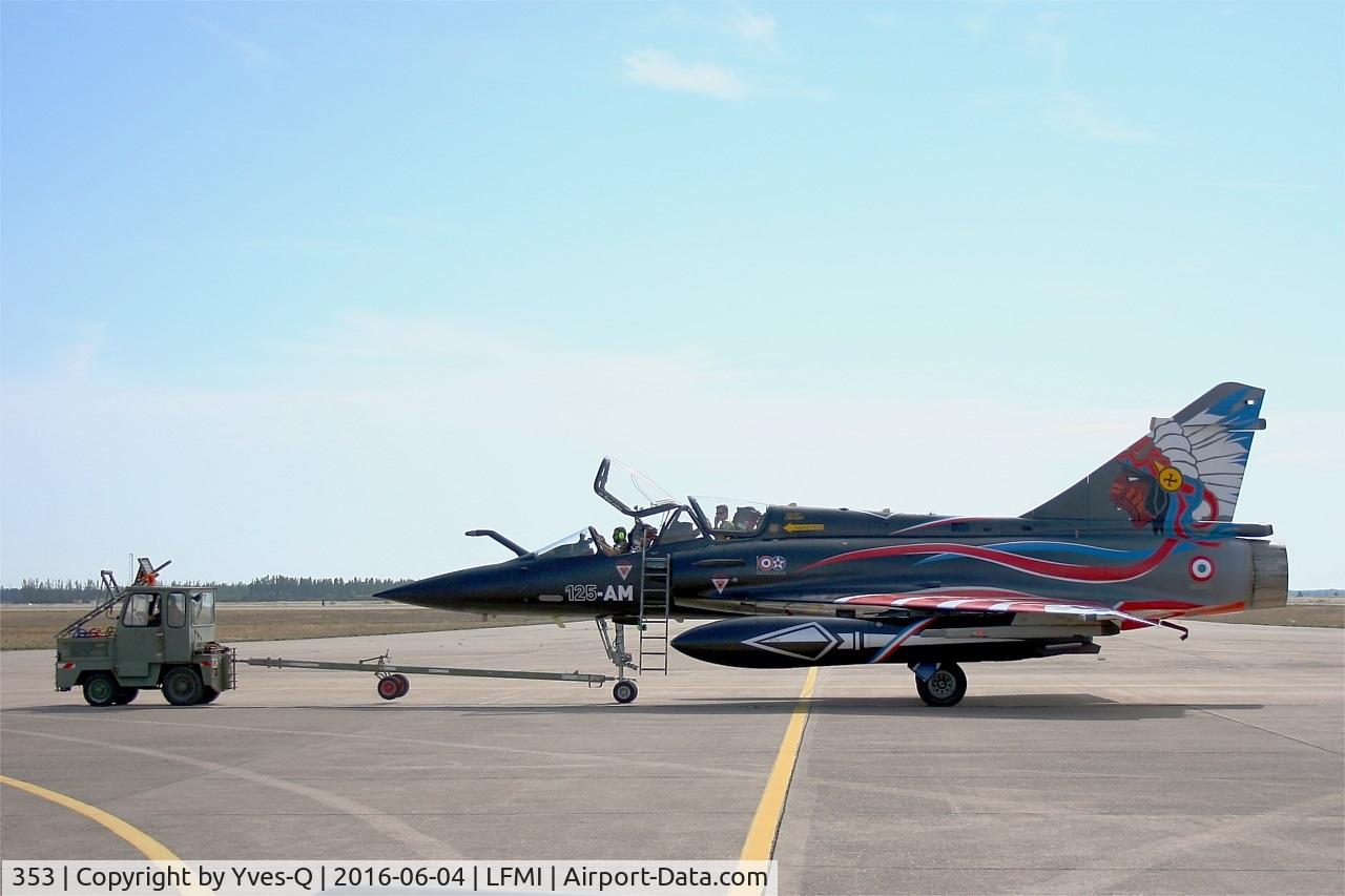 353, Dassault Mirage 2000N C/N 315, Dassault Mirage 2000N (125-AM), Istres-Le Tubé Air Base 125 (LFMI-QIE) open day 2016