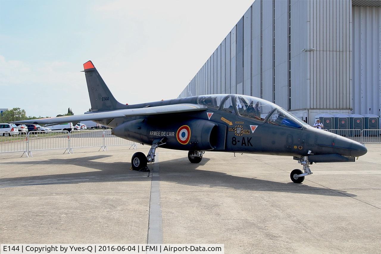 E144, Dassault-Dornier Alpha Jet E C/N E144, Dassault-Dornier Alpha Jet E (8-AK), Static display, Istres-Le Tubé Air Base 125 (LFMI-QIE) open day 2016