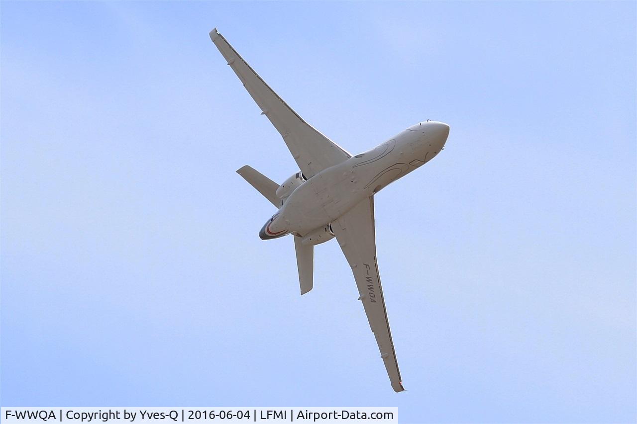 F-WWQA, 2014 Dassault Falcon 8X C/N 401, Dassault Falcon 8X, On display, Istres-Le Tubé Air Base 125 (LFMI-QIE) open day 2016