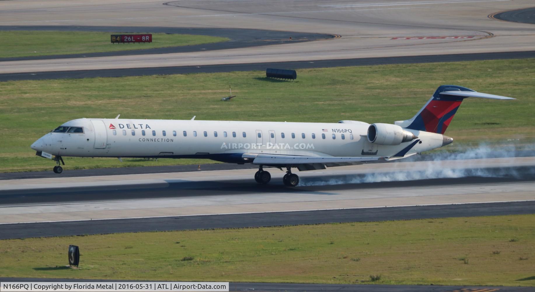 N166PQ, 2008 Bombardier CRJ-900ER (CL-600-2D24) C/N 15166, Delta Connection