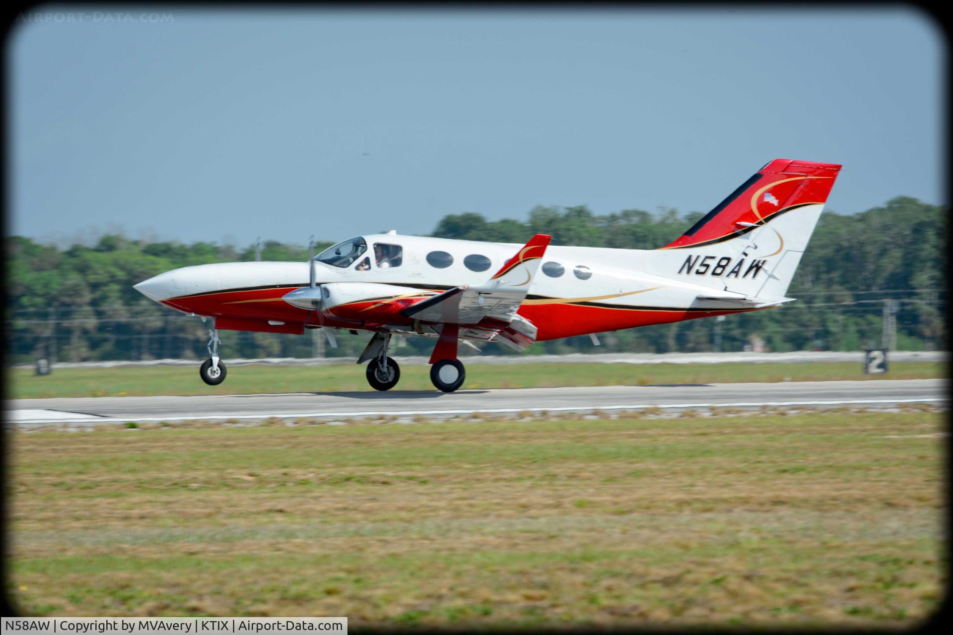 N58AW, Cessna 414A Chancellor C/N 414A0276, 2015 Tico Air Show